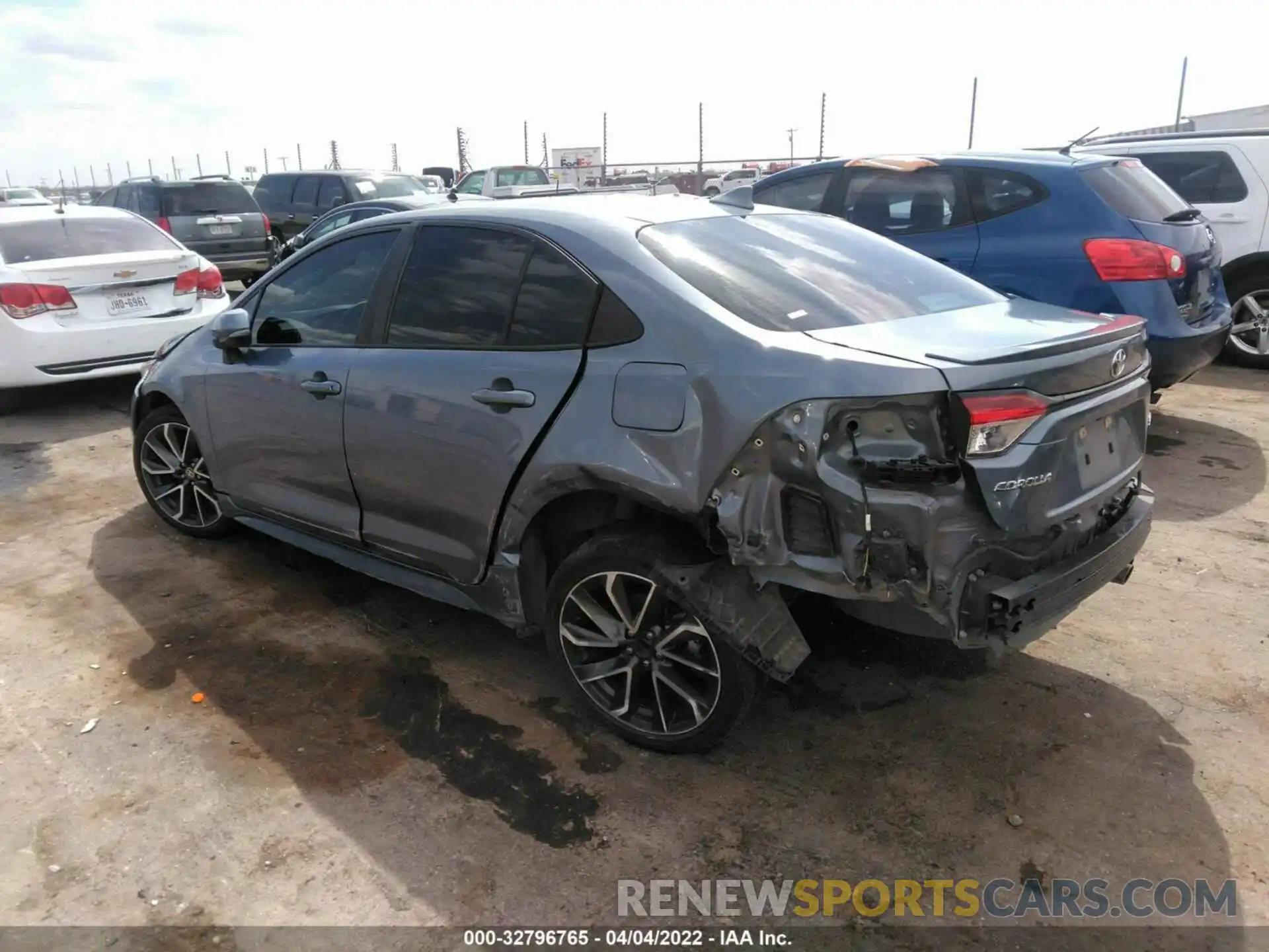 3 Photograph of a damaged car 5YFP4RCE9LP038769 TOYOTA COROLLA 2020