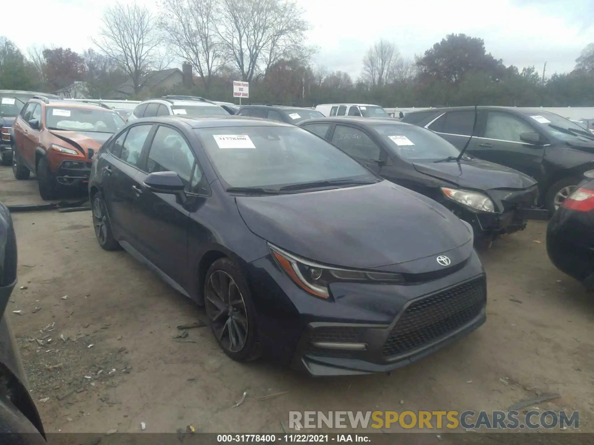 1 Photograph of a damaged car 5YFP4RCE9LP045561 TOYOTA COROLLA 2020