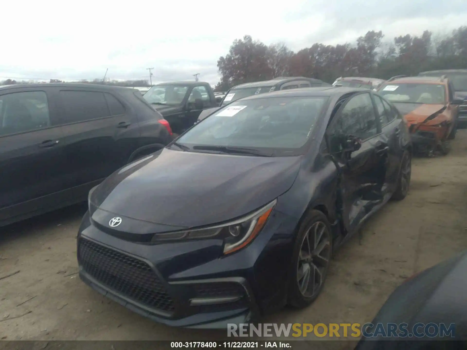 2 Photograph of a damaged car 5YFP4RCE9LP045561 TOYOTA COROLLA 2020