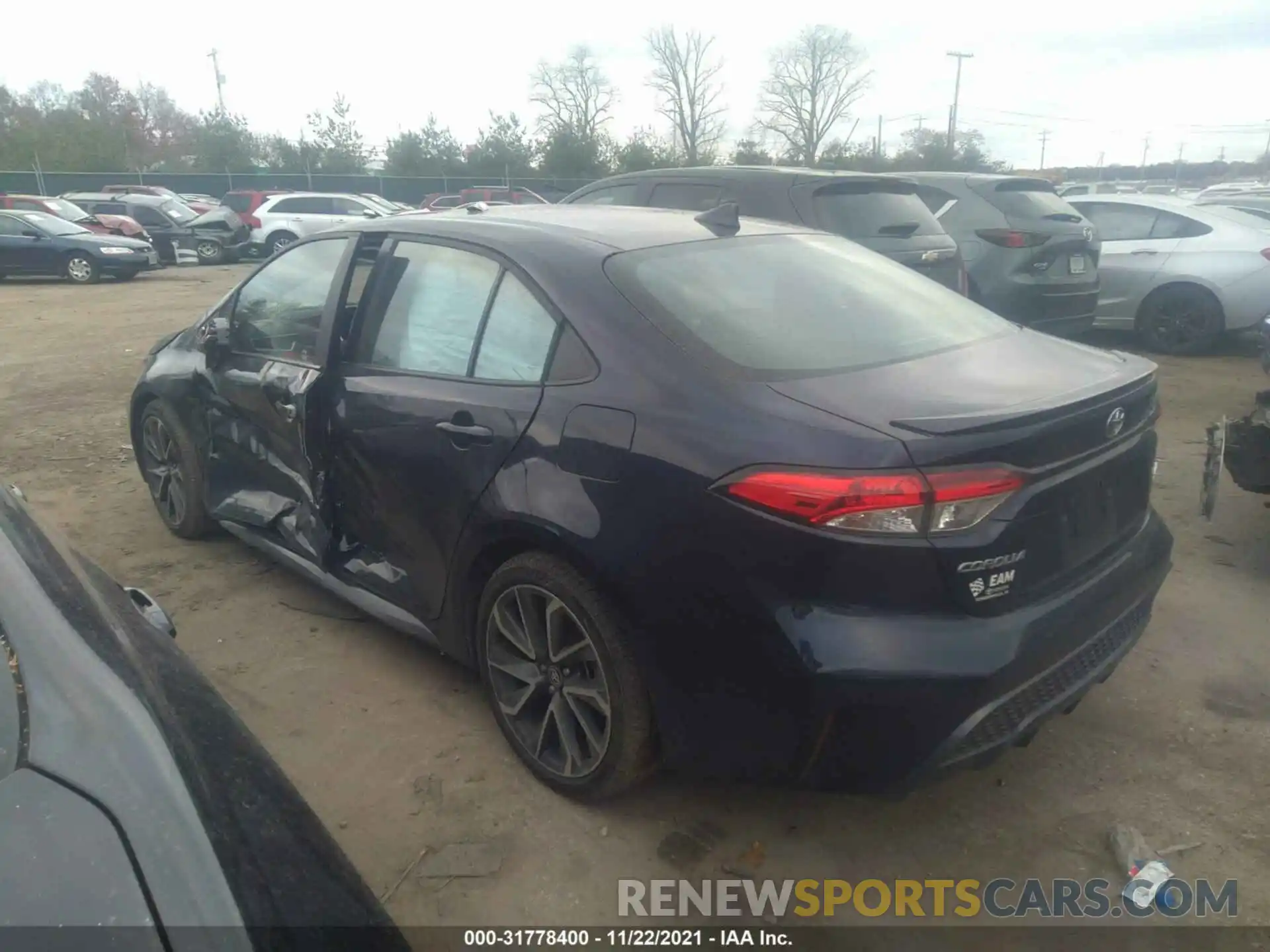 3 Photograph of a damaged car 5YFP4RCE9LP045561 TOYOTA COROLLA 2020