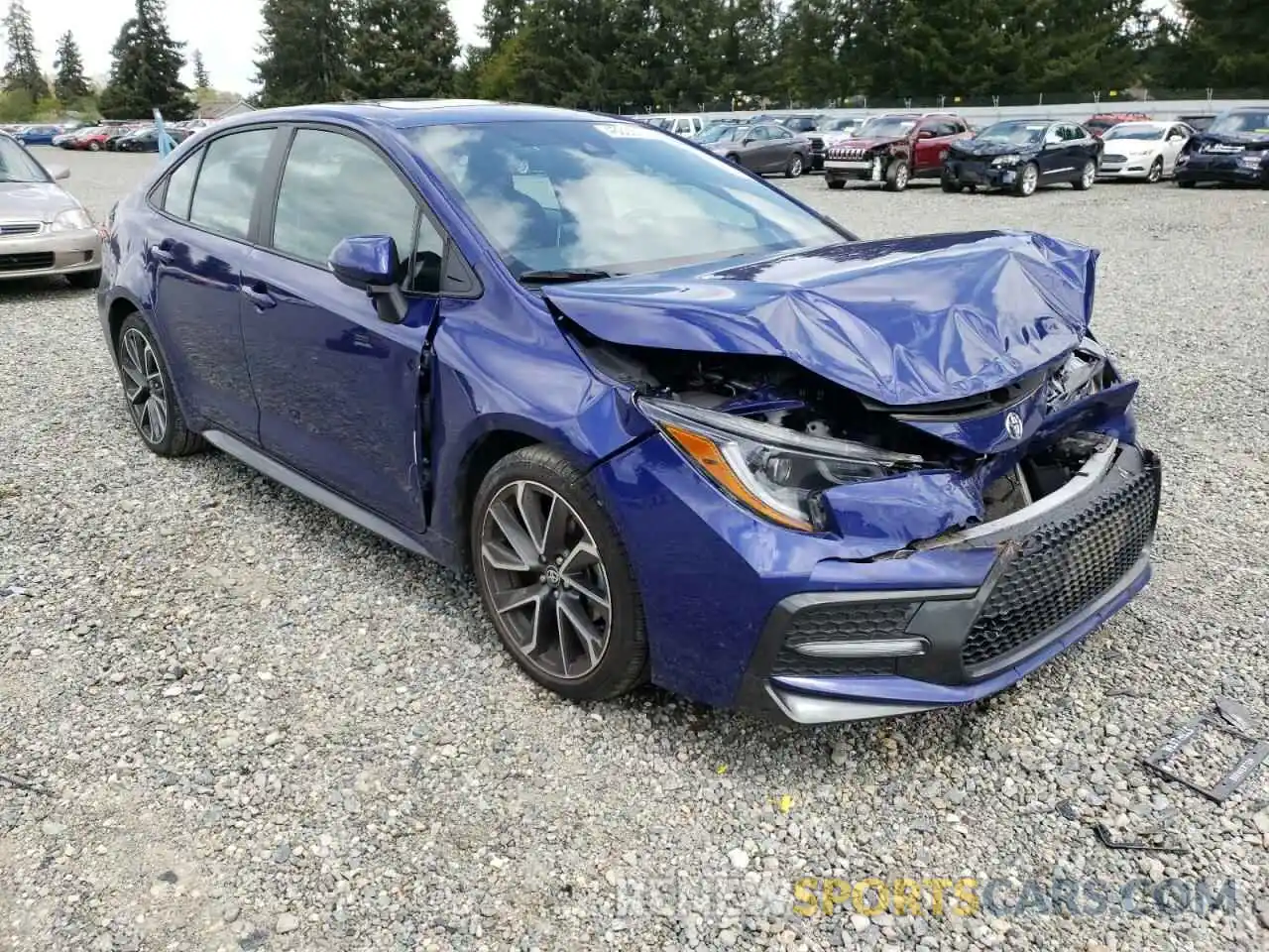 1 Photograph of a damaged car 5YFP4RCE9LP052512 TOYOTA COROLLA 2020