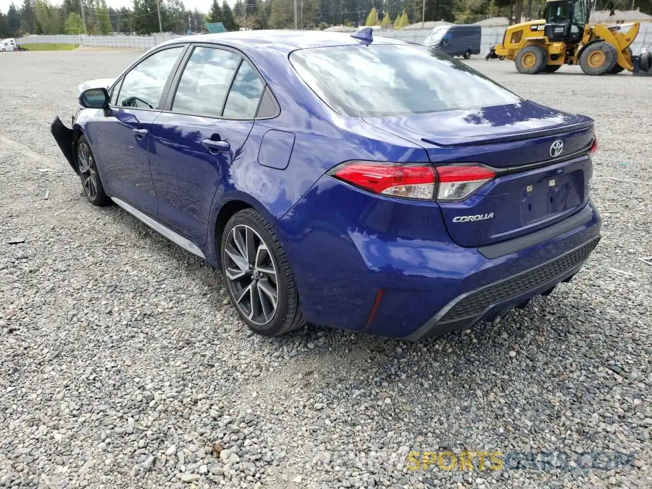 3 Photograph of a damaged car 5YFP4RCE9LP052512 TOYOTA COROLLA 2020