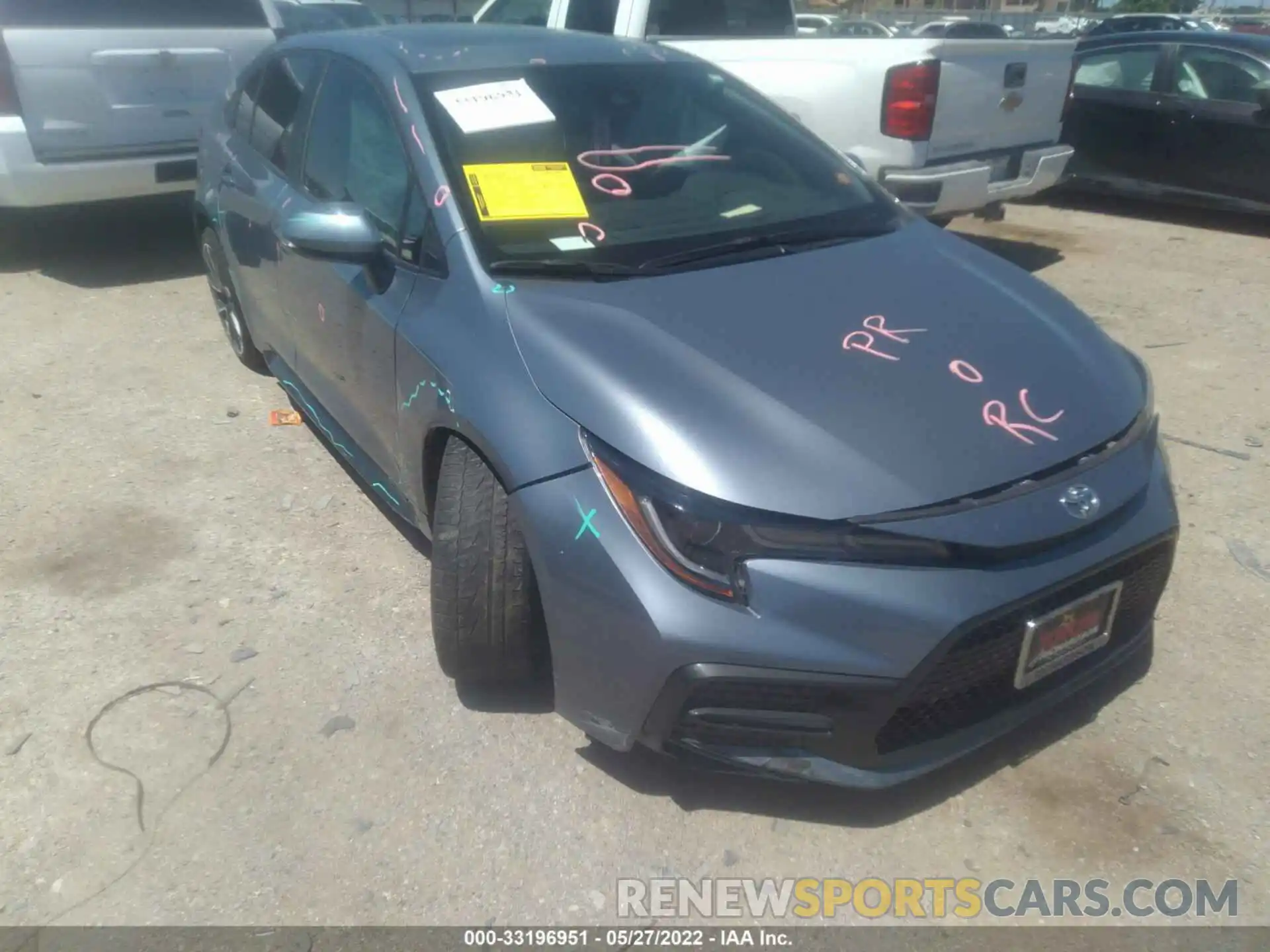 1 Photograph of a damaged car 5YFP4RCEXLP015050 TOYOTA COROLLA 2020