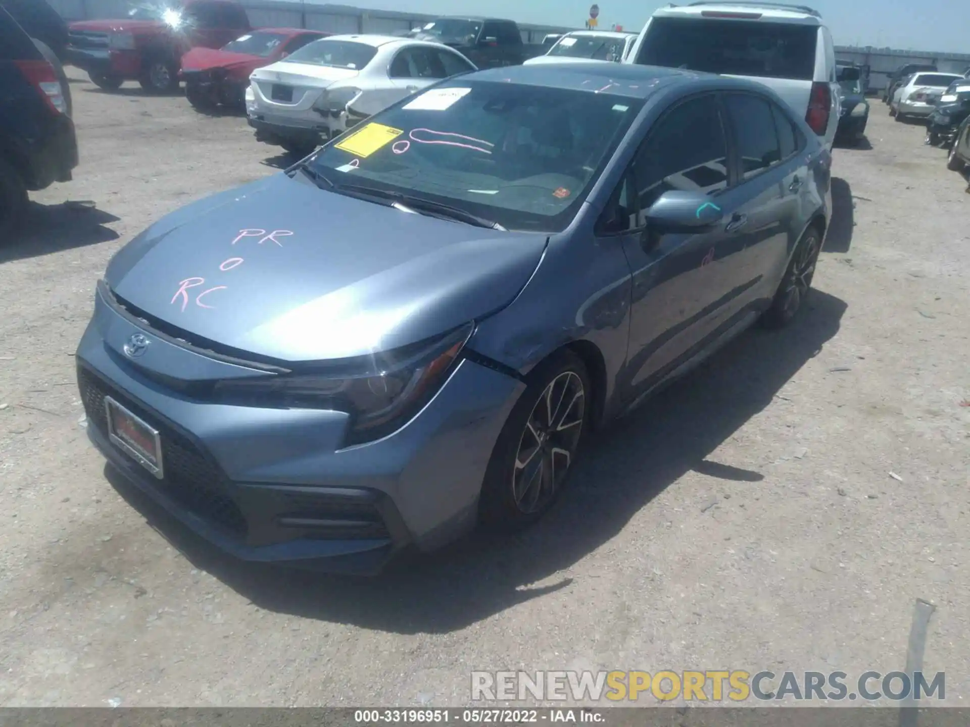 2 Photograph of a damaged car 5YFP4RCEXLP015050 TOYOTA COROLLA 2020