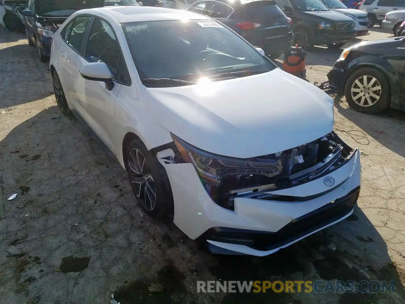 1 Photograph of a damaged car 5YFP4RCEXLP019499 TOYOTA COROLLA 2020