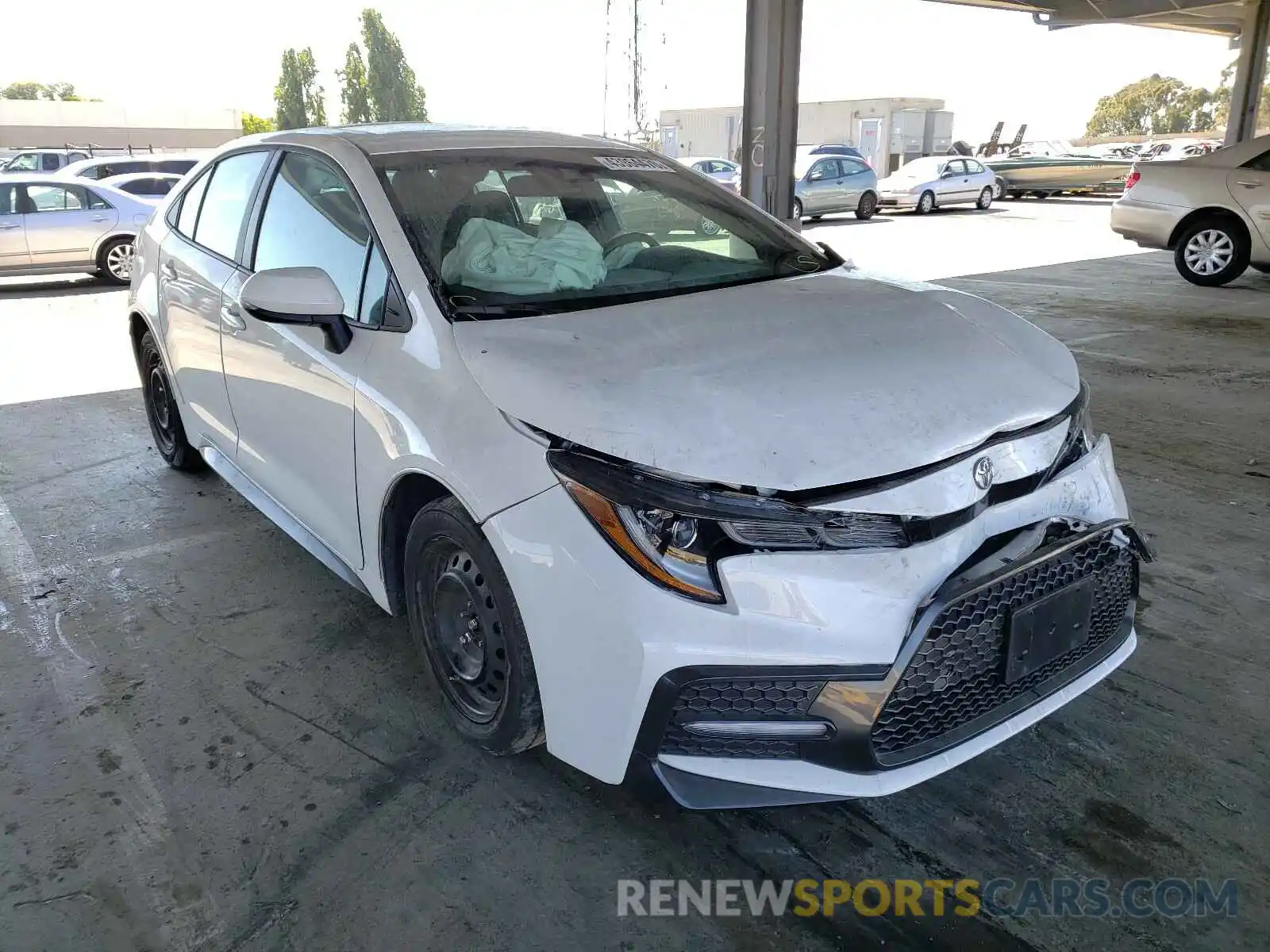 1 Photograph of a damaged car 5YFP4RCEXLP022743 TOYOTA COROLLA 2020