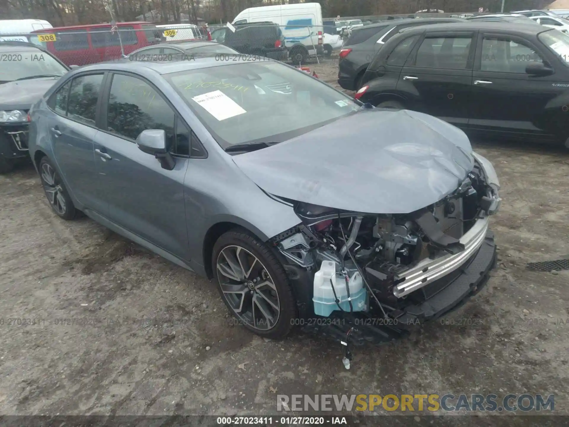 1 Photograph of a damaged car 5YFP4RCEXLP025772 TOYOTA COROLLA 2020