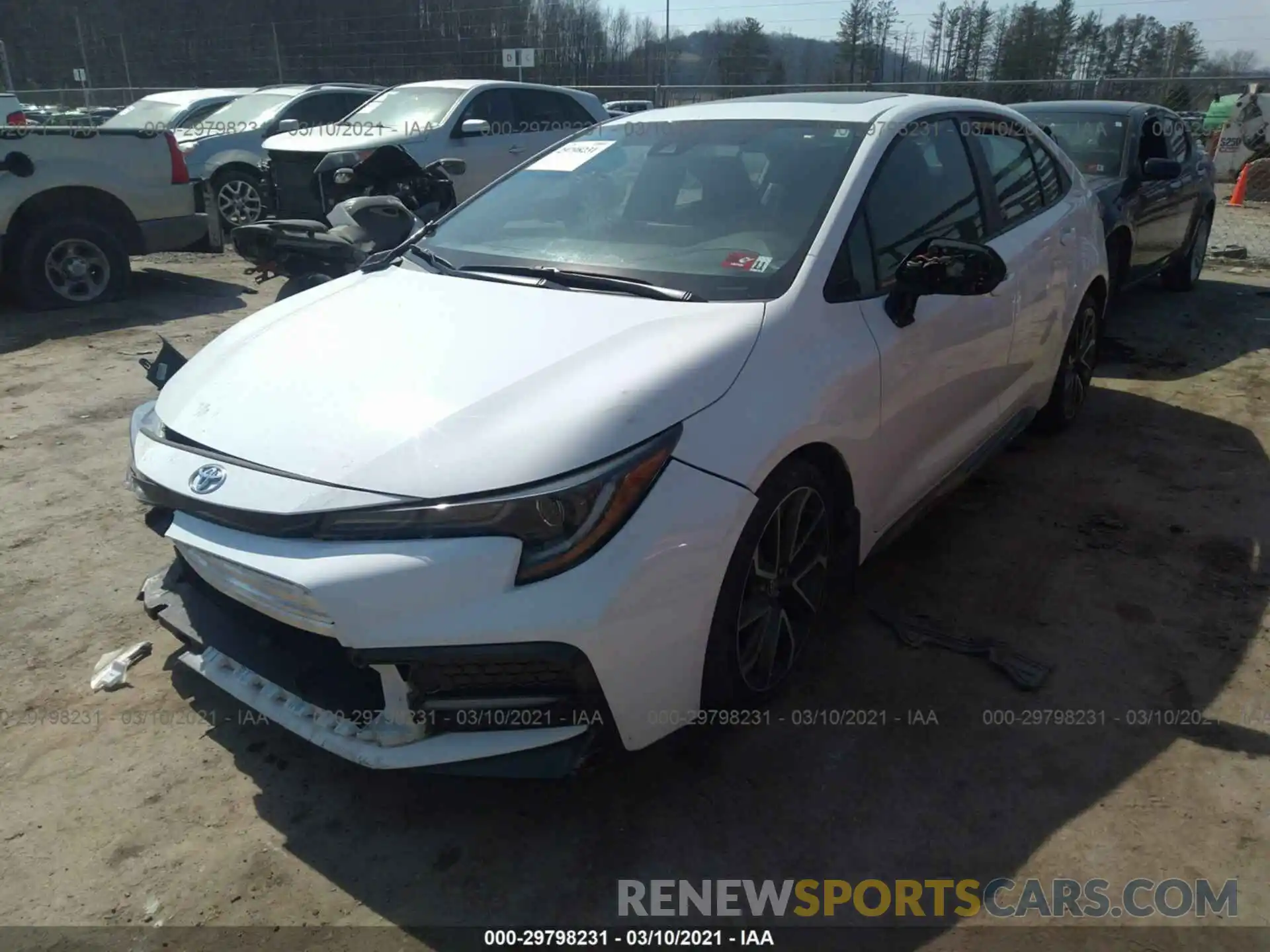 2 Photograph of a damaged car 5YFP4RCEXLP028106 TOYOTA COROLLA 2020