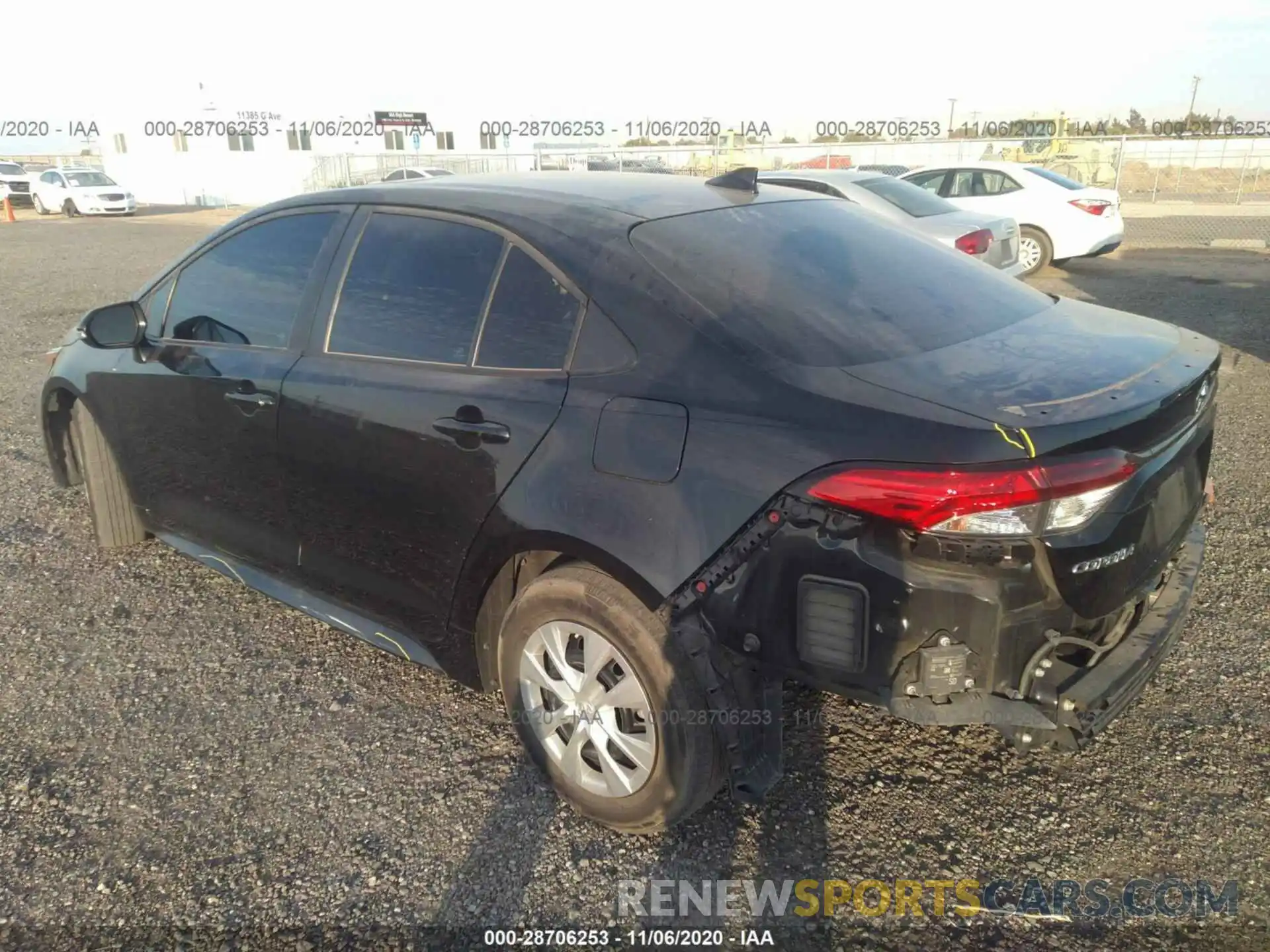 3 Photograph of a damaged car 5YFP4RCEXLP035203 TOYOTA COROLLA 2020