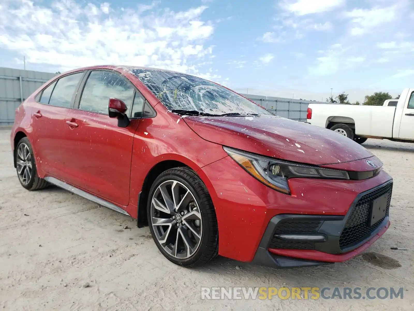 1 Photograph of a damaged car 5YFP4RCEXLP036738 TOYOTA COROLLA 2020