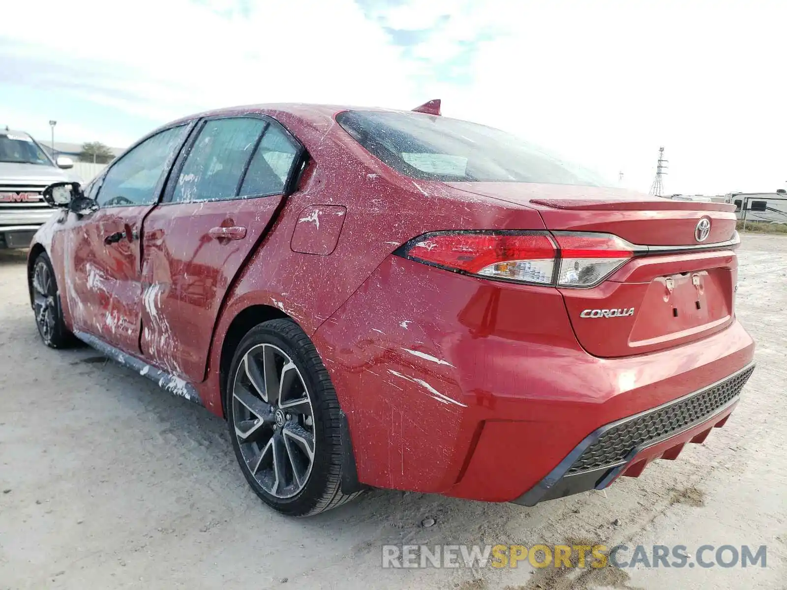 3 Photograph of a damaged car 5YFP4RCEXLP036738 TOYOTA COROLLA 2020