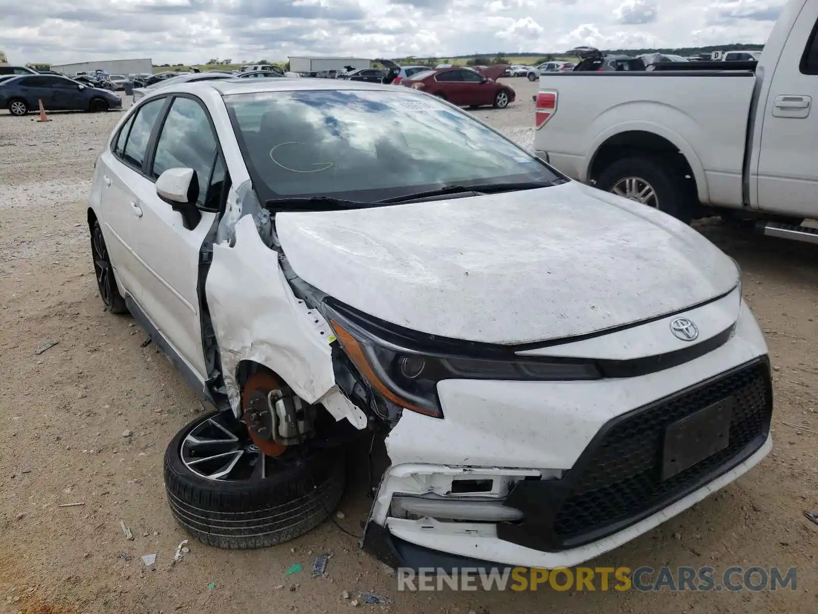 1 Photograph of a damaged car 5YFP4RCEXLP048632 TOYOTA COROLLA 2020