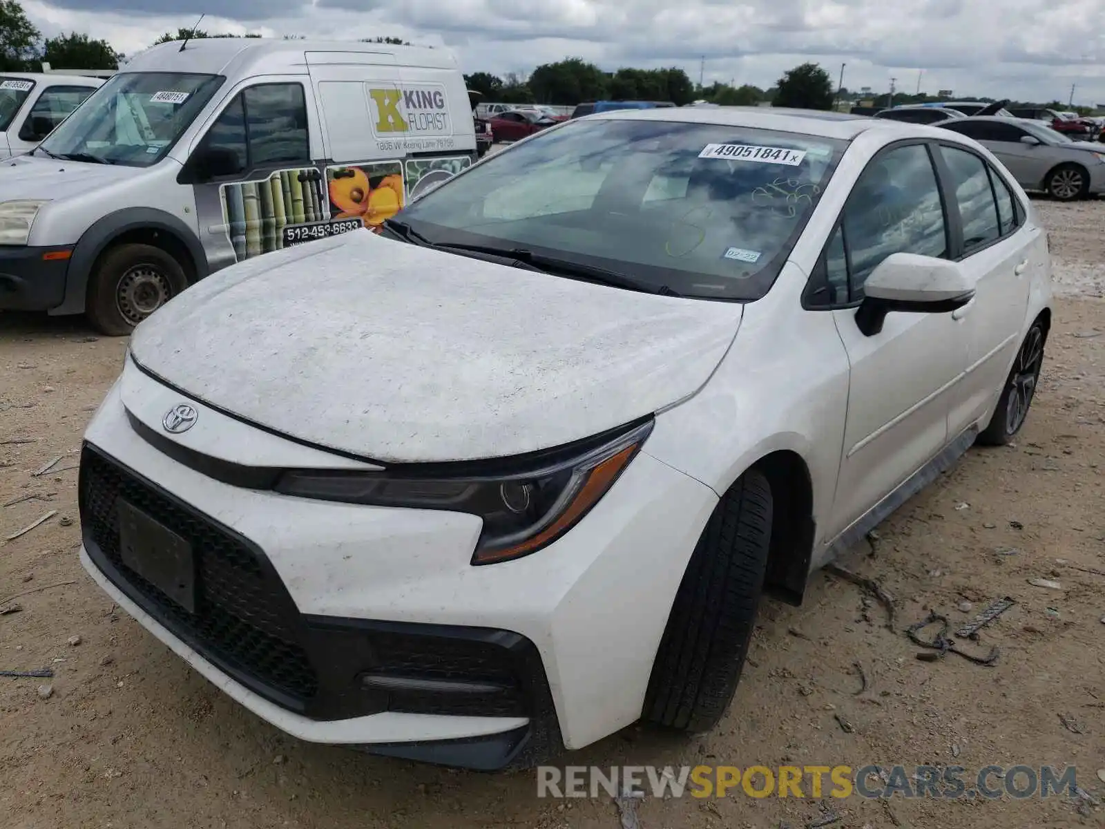 2 Photograph of a damaged car 5YFP4RCEXLP048632 TOYOTA COROLLA 2020