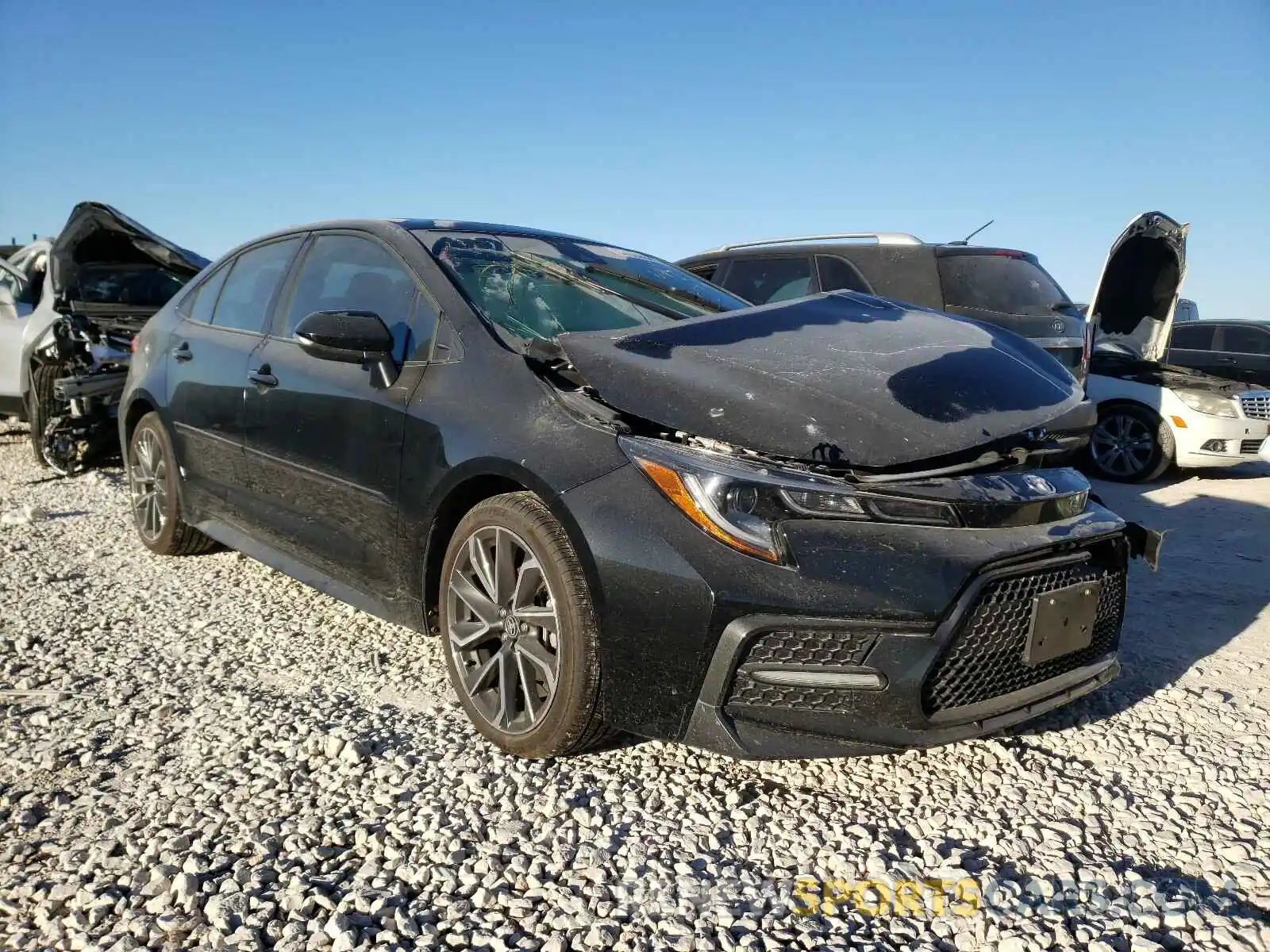 1 Photograph of a damaged car 5YFP4RCEXLP048713 TOYOTA COROLLA 2020
