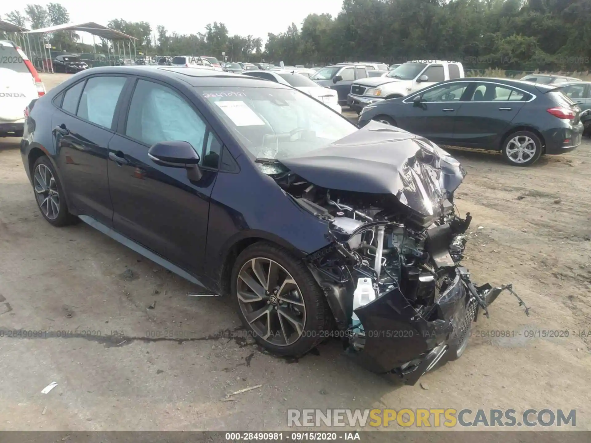 1 Photograph of a damaged car 5YFP4RCEXLP051191 TOYOTA COROLLA 2020