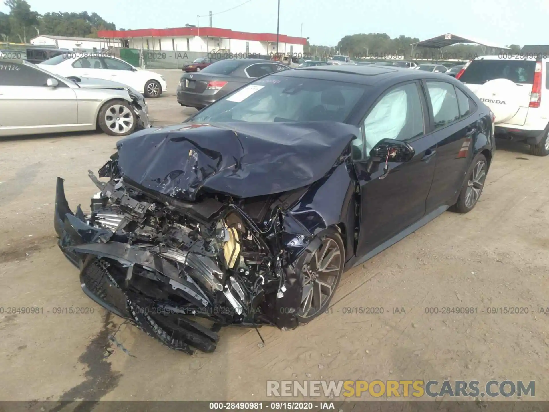 2 Photograph of a damaged car 5YFP4RCEXLP051191 TOYOTA COROLLA 2020