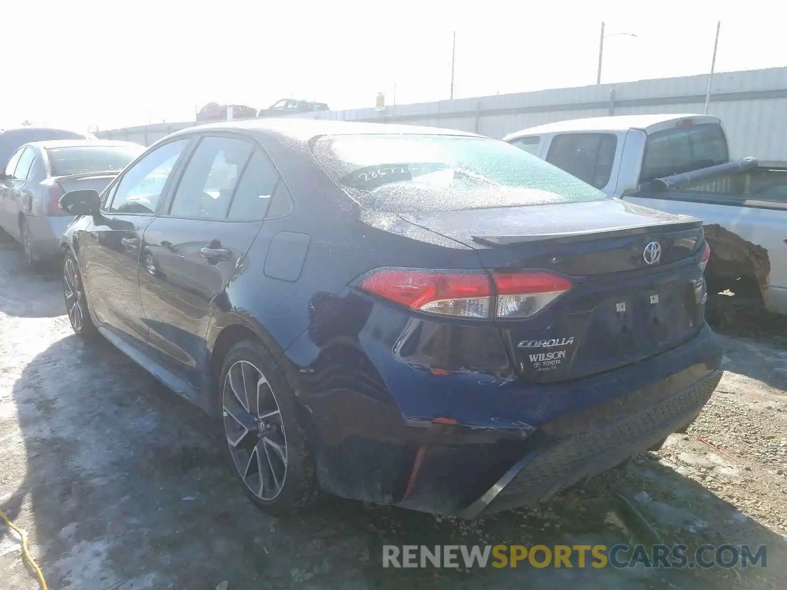 3 Photograph of a damaged car 5YFS4RCE0LP001135 TOYOTA COROLLA 2020