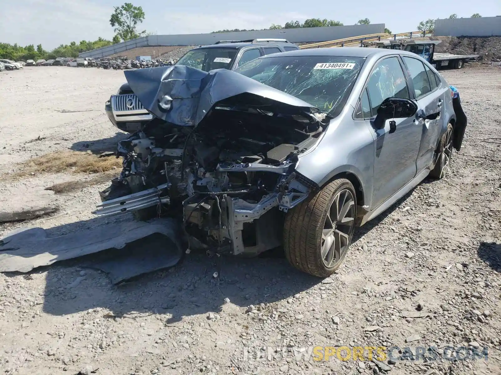 2 Photograph of a damaged car 5YFS4RCE0LP006478 TOYOTA COROLLA 2020