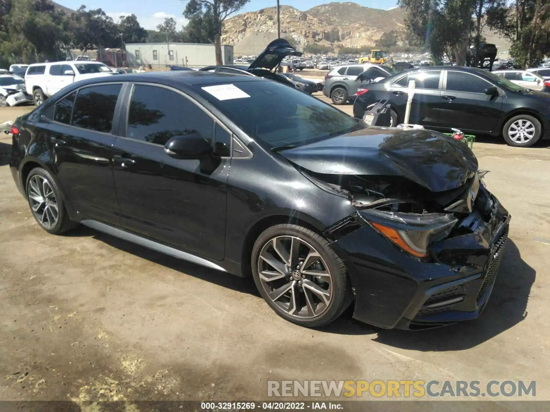 1 Photograph of a damaged car 5YFS4RCE0LP006531 TOYOTA COROLLA 2020