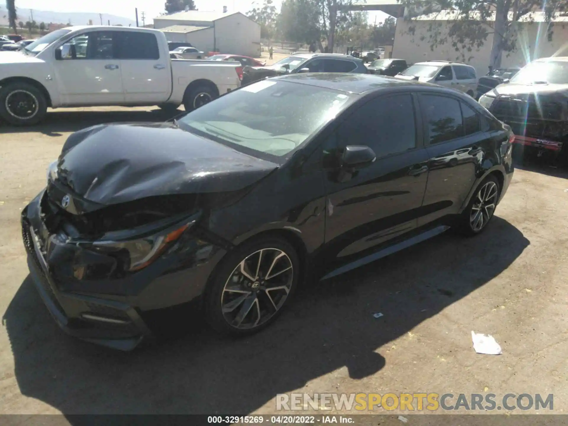 2 Photograph of a damaged car 5YFS4RCE0LP006531 TOYOTA COROLLA 2020