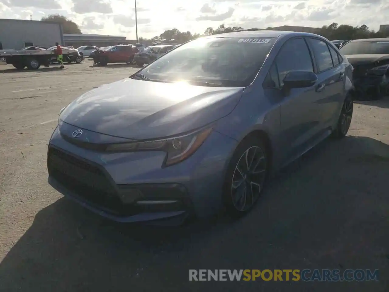 2 Photograph of a damaged car 5YFS4RCE0LP009221 TOYOTA COROLLA 2020