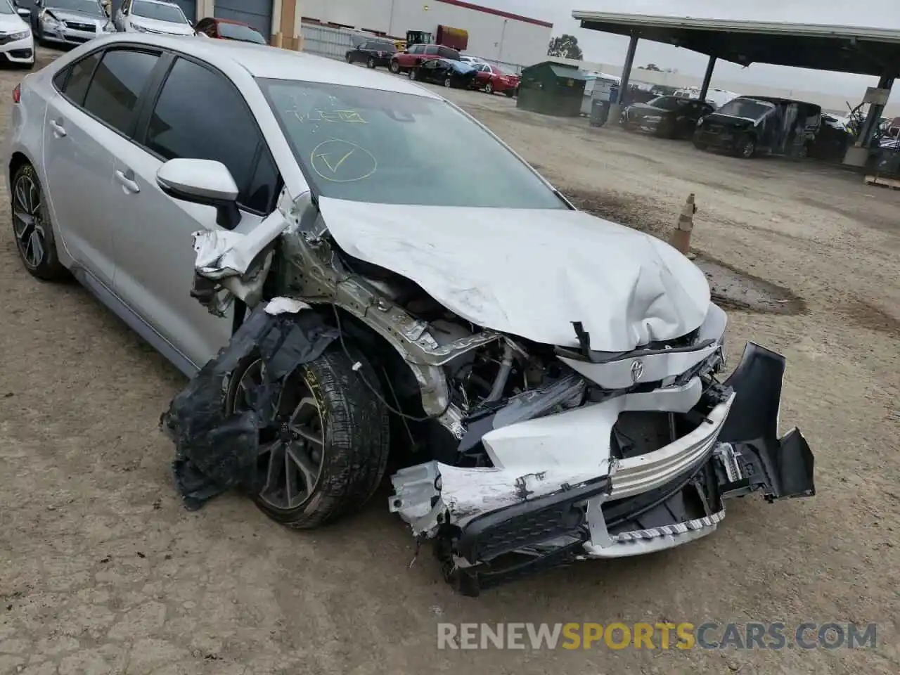 9 Photograph of a damaged car 5YFS4RCE0LP011759 TOYOTA COROLLA 2020