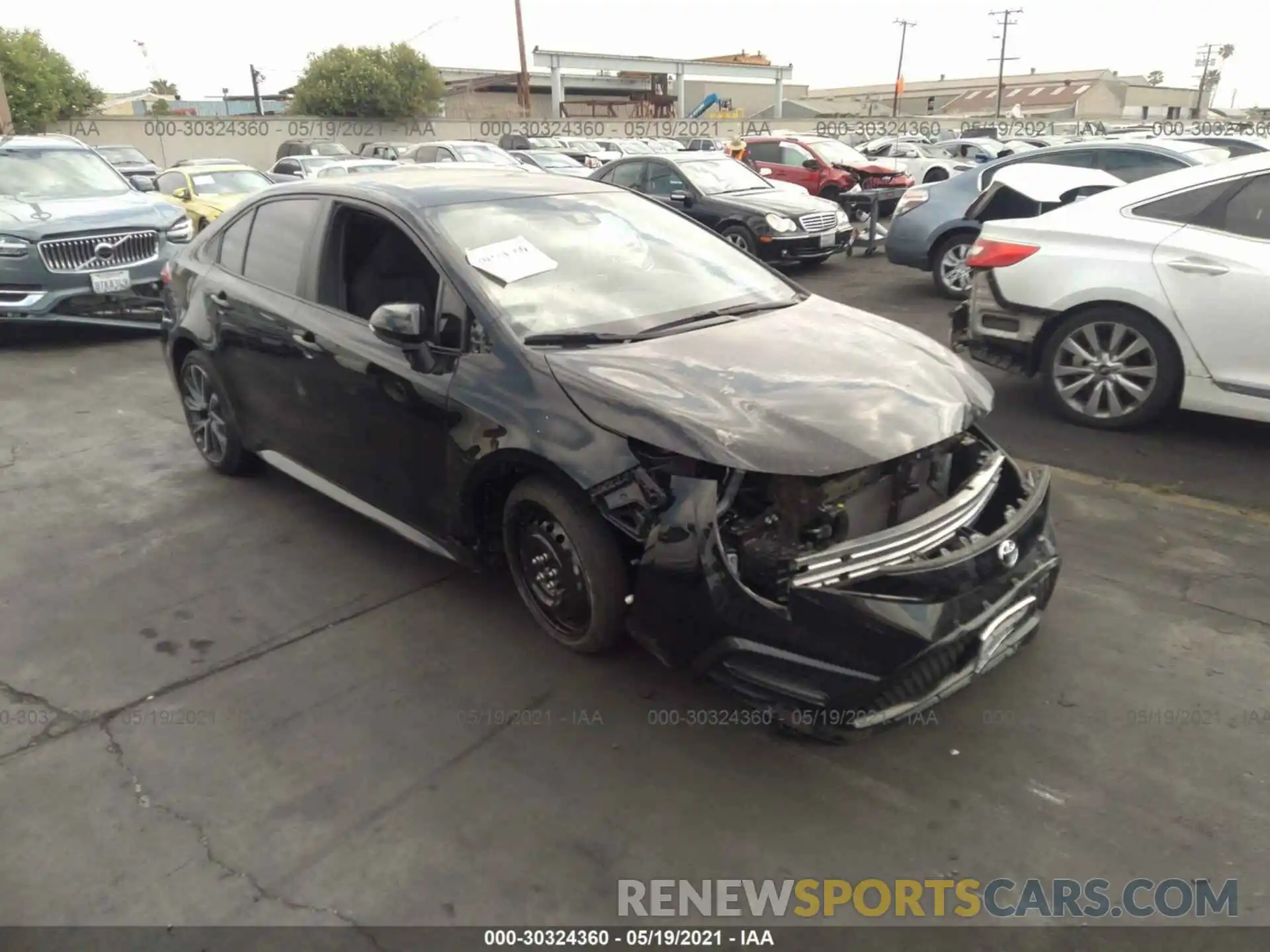 1 Photograph of a damaged car 5YFS4RCE0LP012281 TOYOTA COROLLA 2020