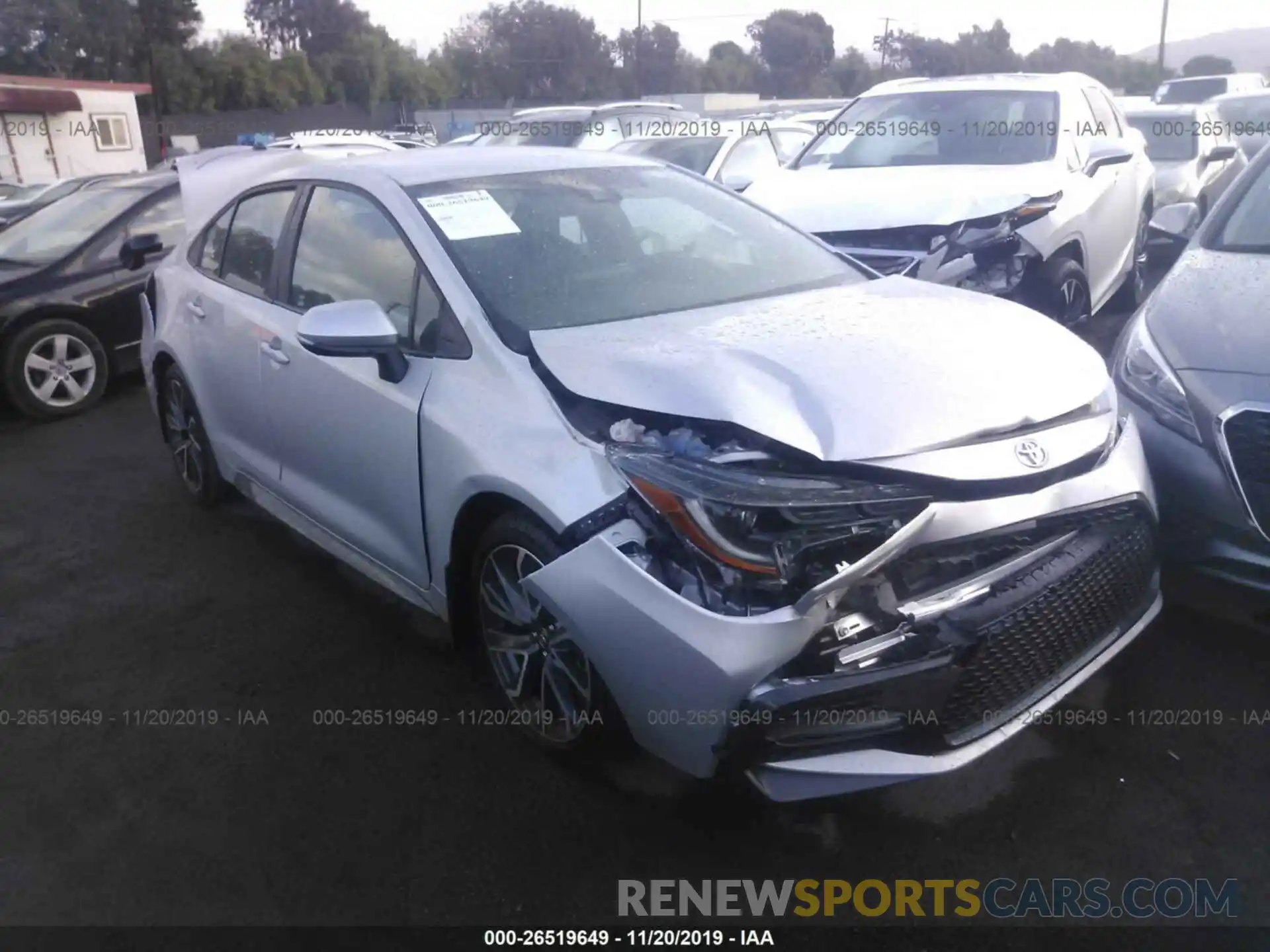 1 Photograph of a damaged car 5YFS4RCE0LP012975 TOYOTA COROLLA 2020