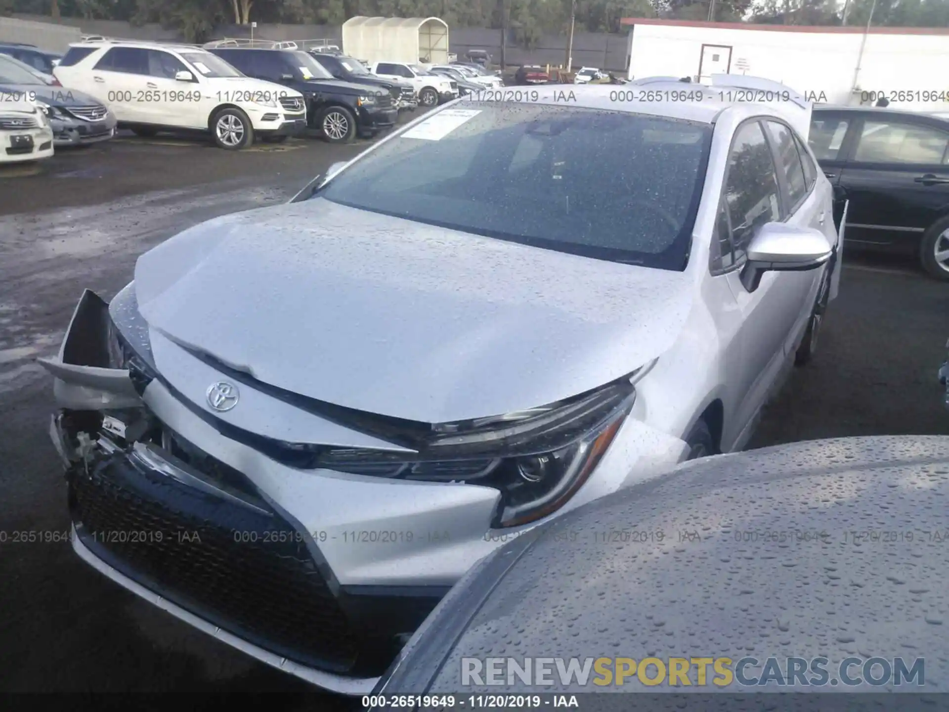 2 Photograph of a damaged car 5YFS4RCE0LP012975 TOYOTA COROLLA 2020