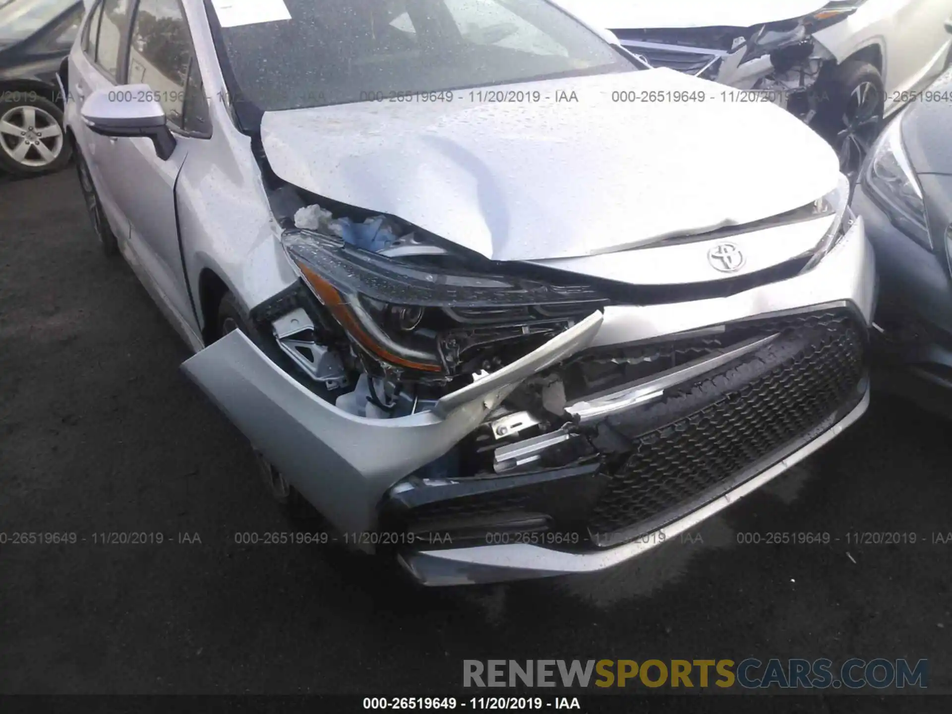 6 Photograph of a damaged car 5YFS4RCE0LP012975 TOYOTA COROLLA 2020