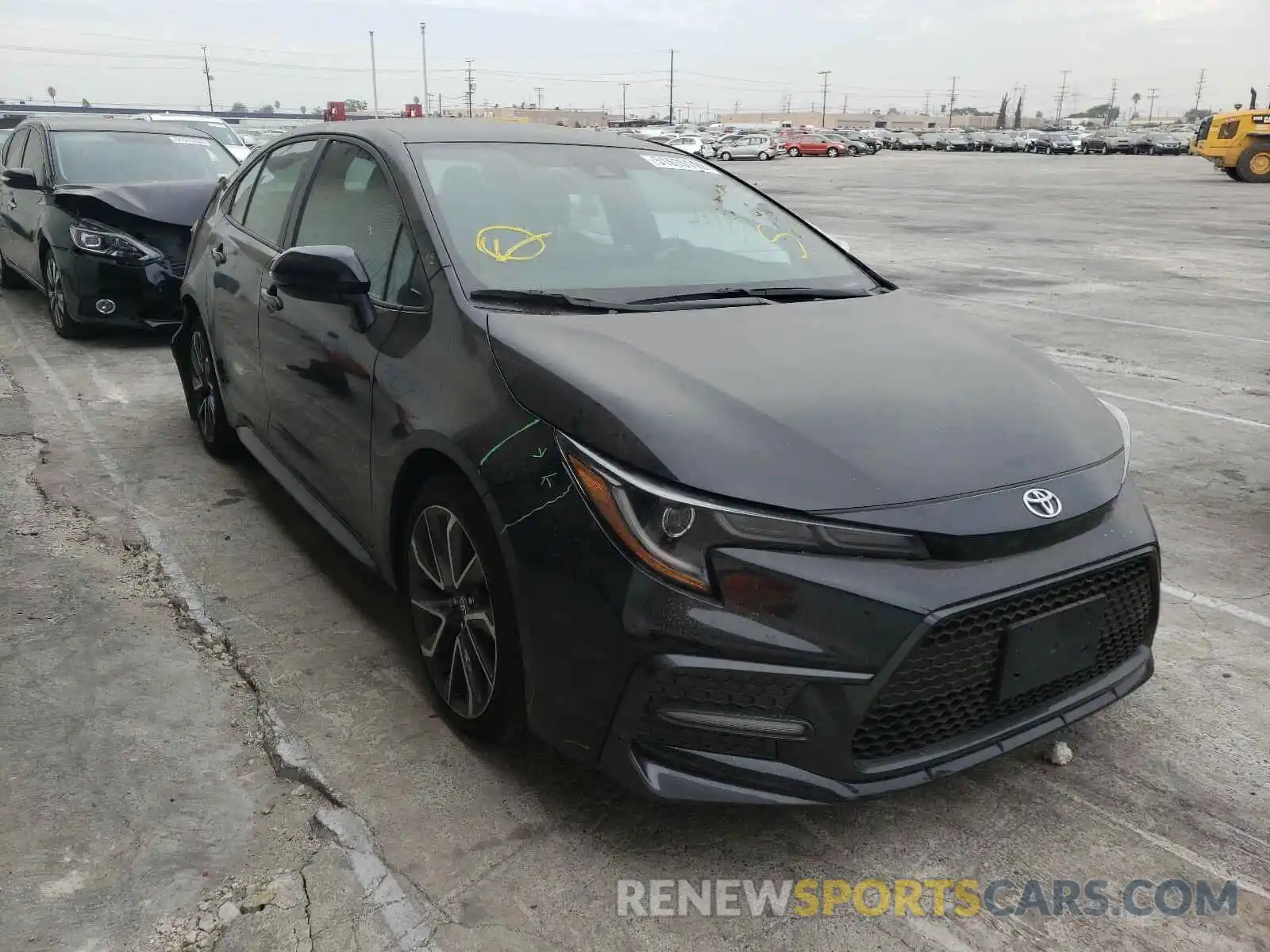 1 Photograph of a damaged car 5YFS4RCE0LP014466 TOYOTA COROLLA 2020