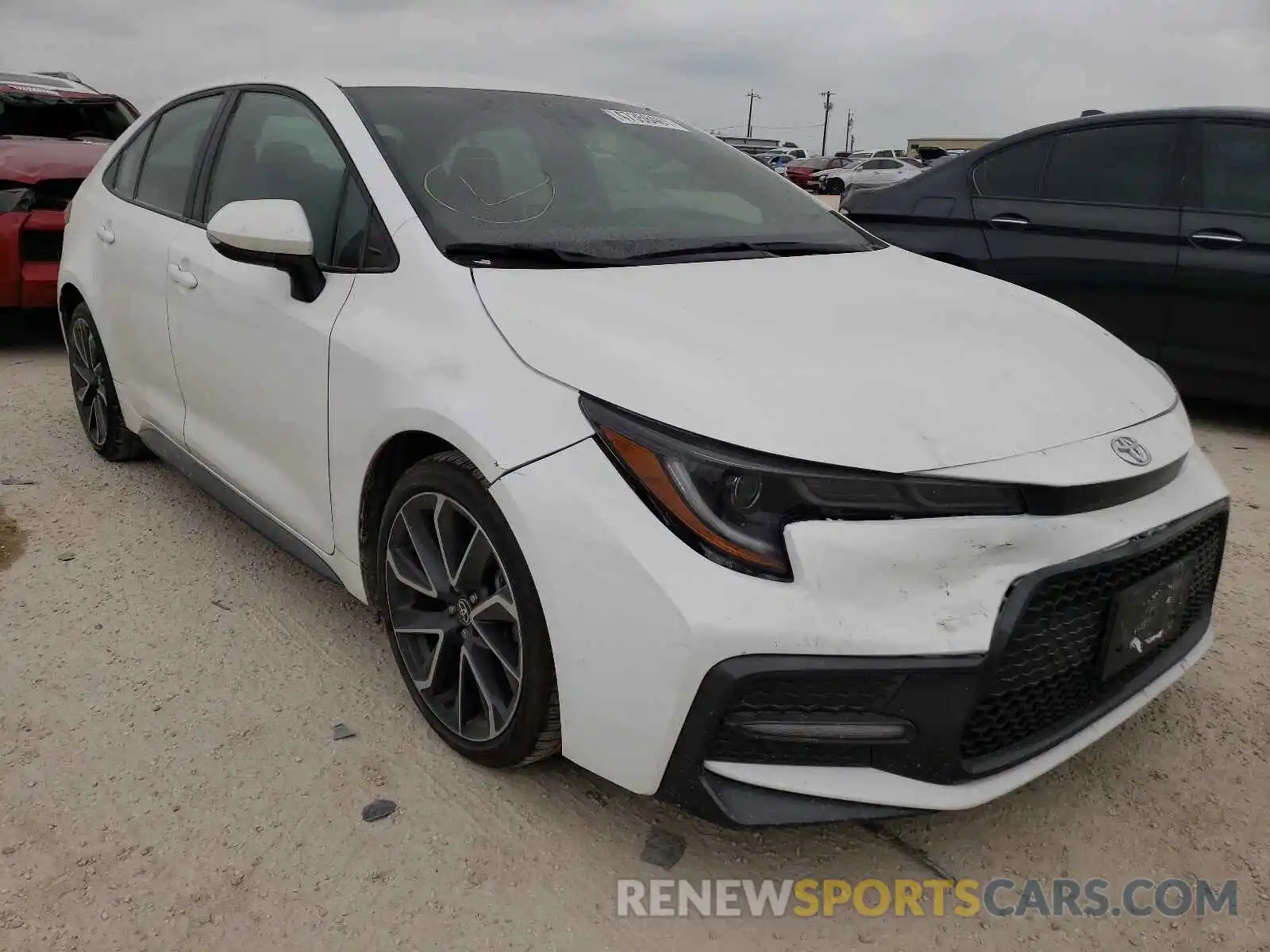 1 Photograph of a damaged car 5YFS4RCE0LP016217 TOYOTA COROLLA 2020