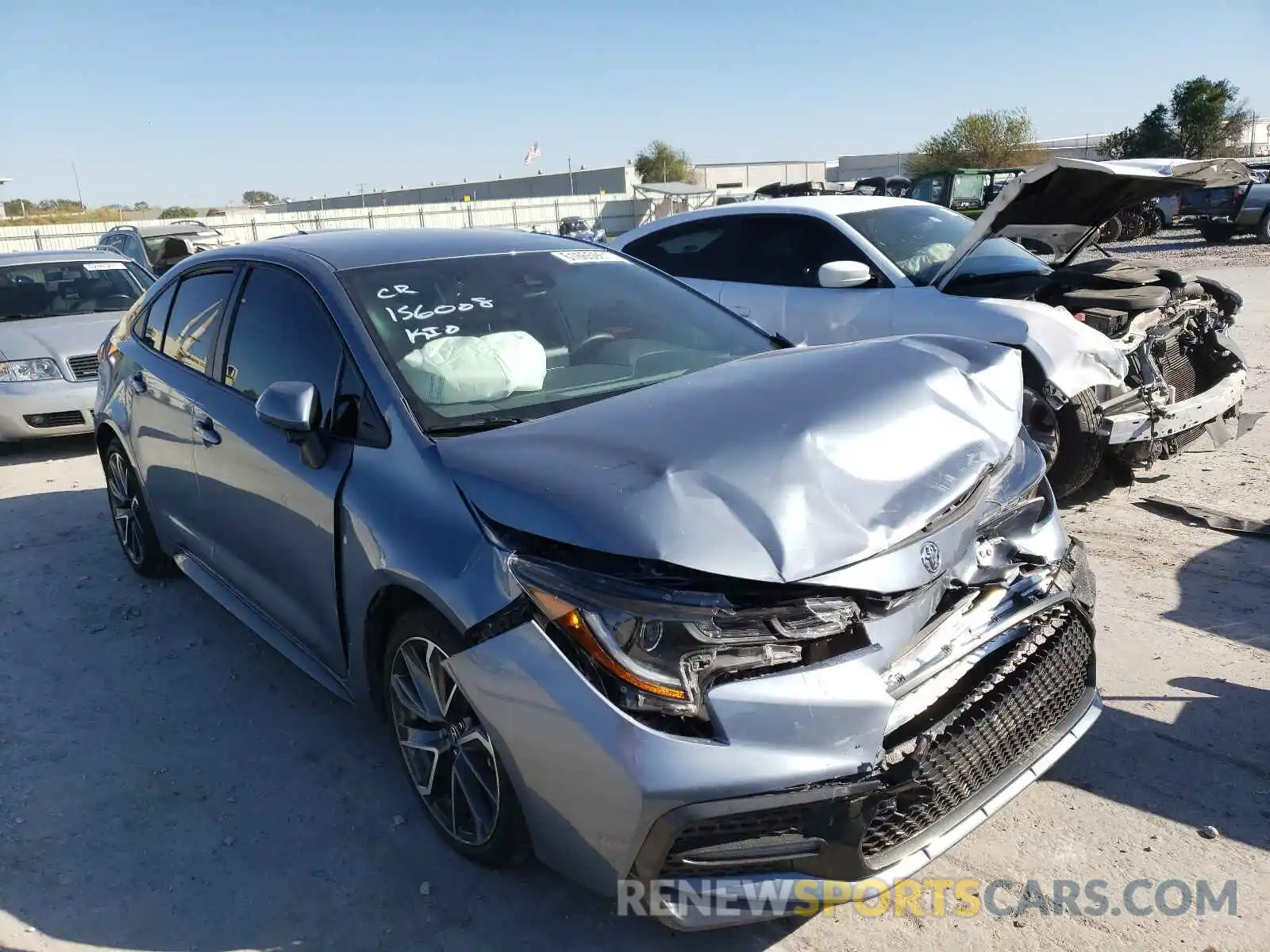 1 Photograph of a damaged car 5YFS4RCE0LP016587 TOYOTA COROLLA 2020