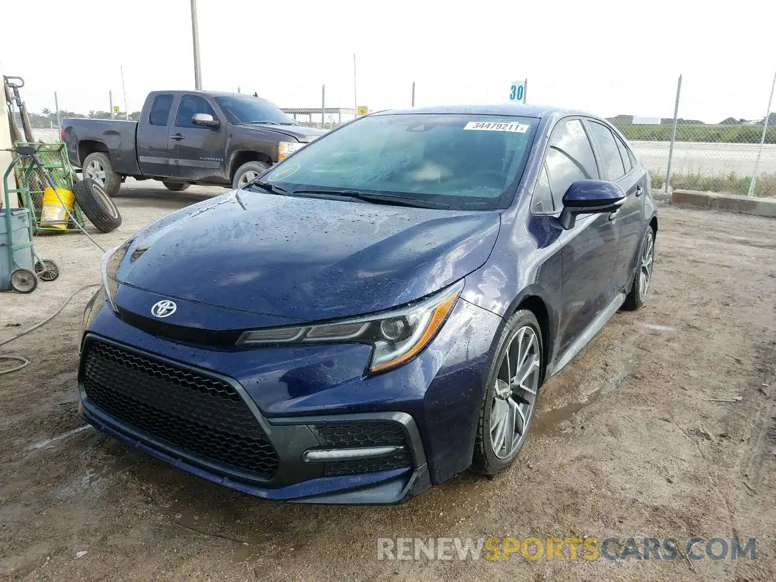 2 Photograph of a damaged car 5YFS4RCE0LP017156 TOYOTA COROLLA 2020