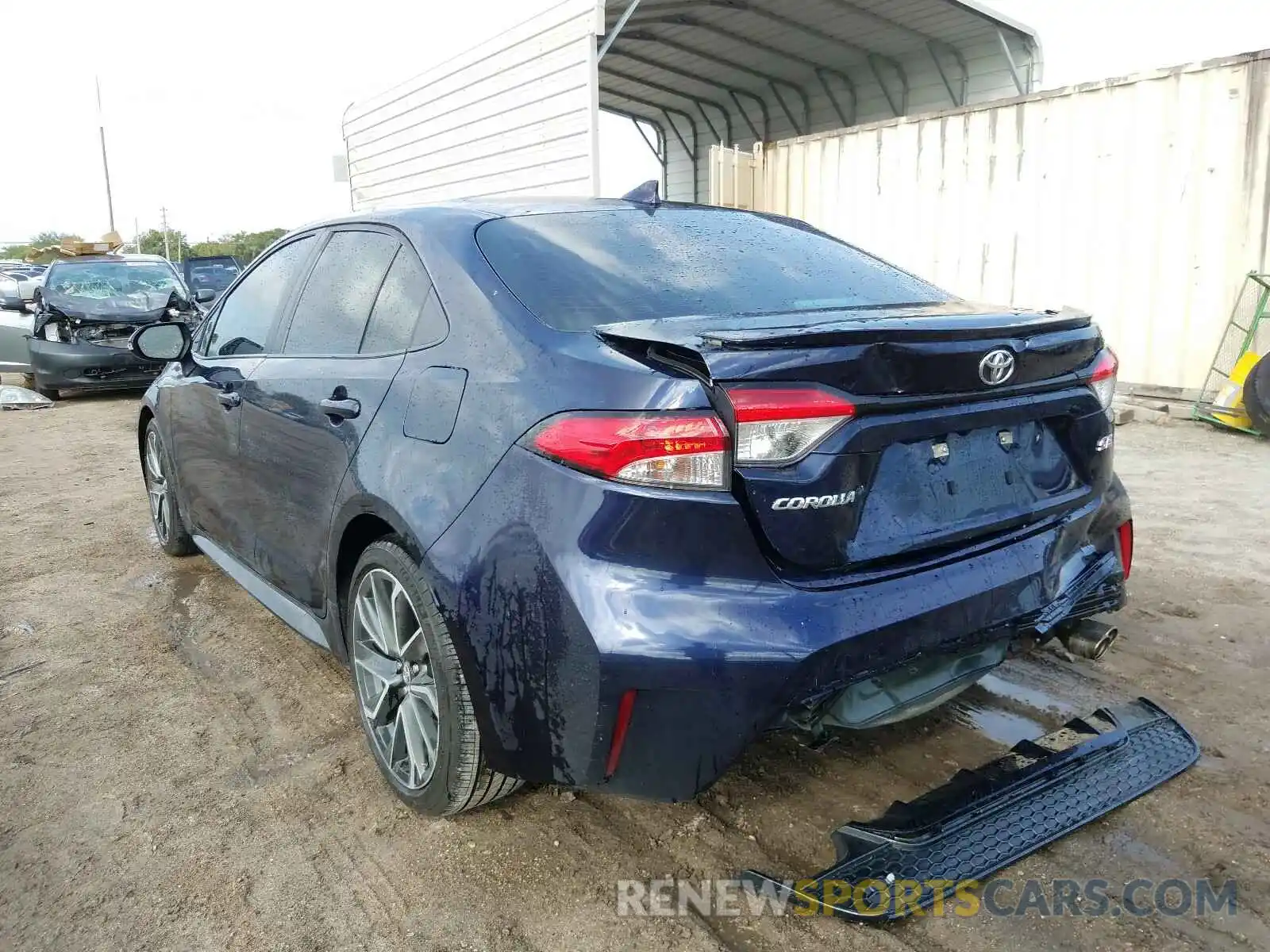 3 Photograph of a damaged car 5YFS4RCE0LP017156 TOYOTA COROLLA 2020