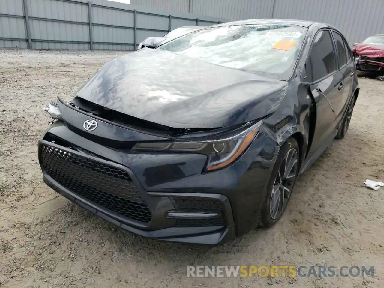 2 Photograph of a damaged car 5YFS4RCE0LP017271 TOYOTA COROLLA 2020