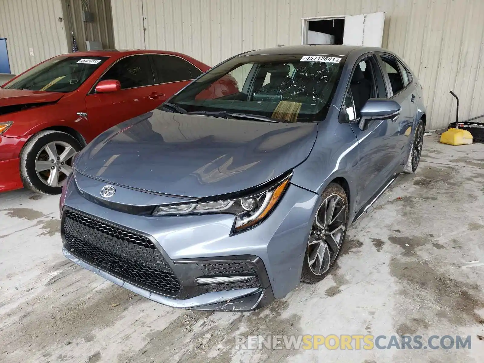 2 Photograph of a damaged car 5YFS4RCE0LP019411 TOYOTA COROLLA 2020