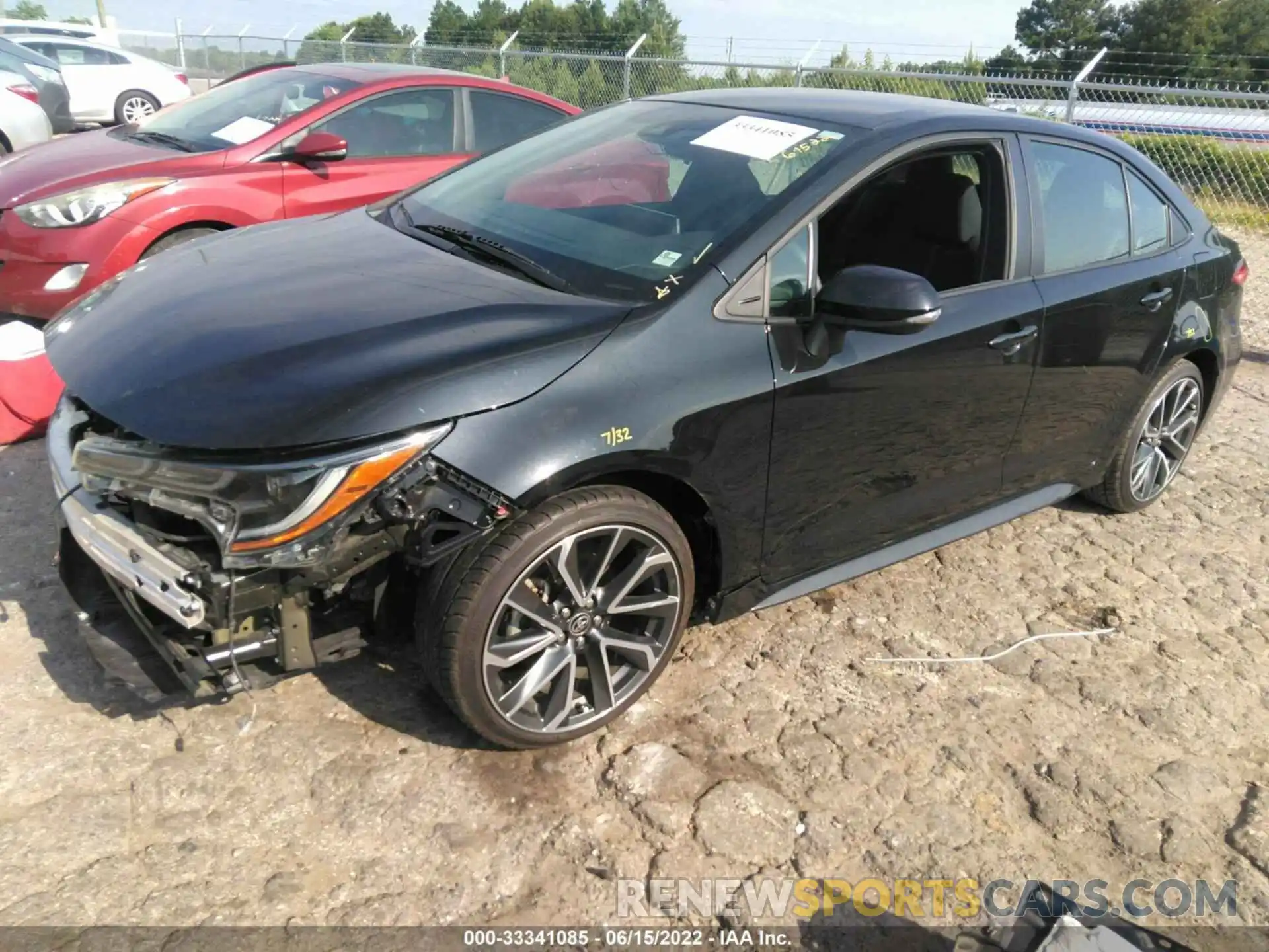 2 Photograph of a damaged car 5YFS4RCE0LP022437 TOYOTA COROLLA 2020