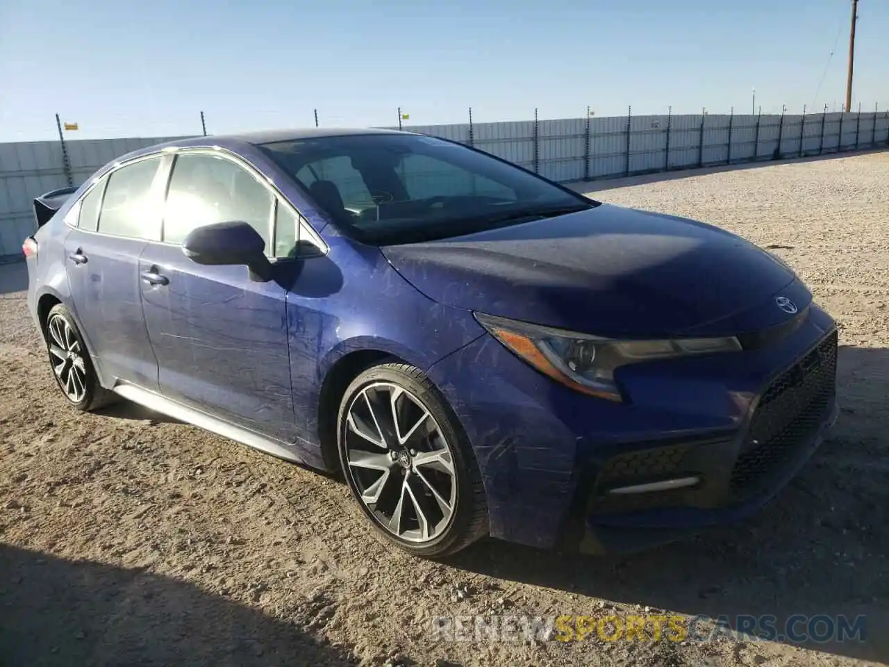 1 Photograph of a damaged car 5YFS4RCE0LP023197 TOYOTA COROLLA 2020