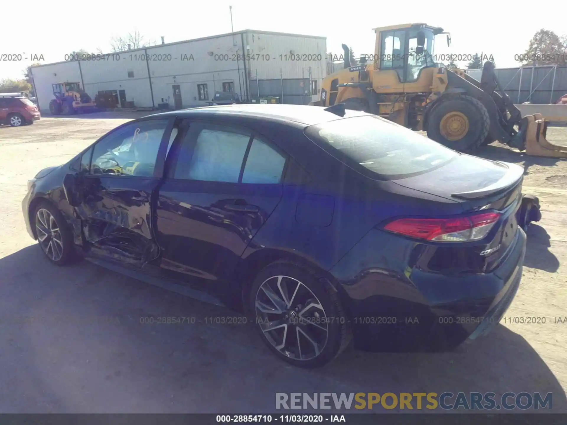 3 Photograph of a damaged car 5YFS4RCE0LP027072 TOYOTA COROLLA 2020