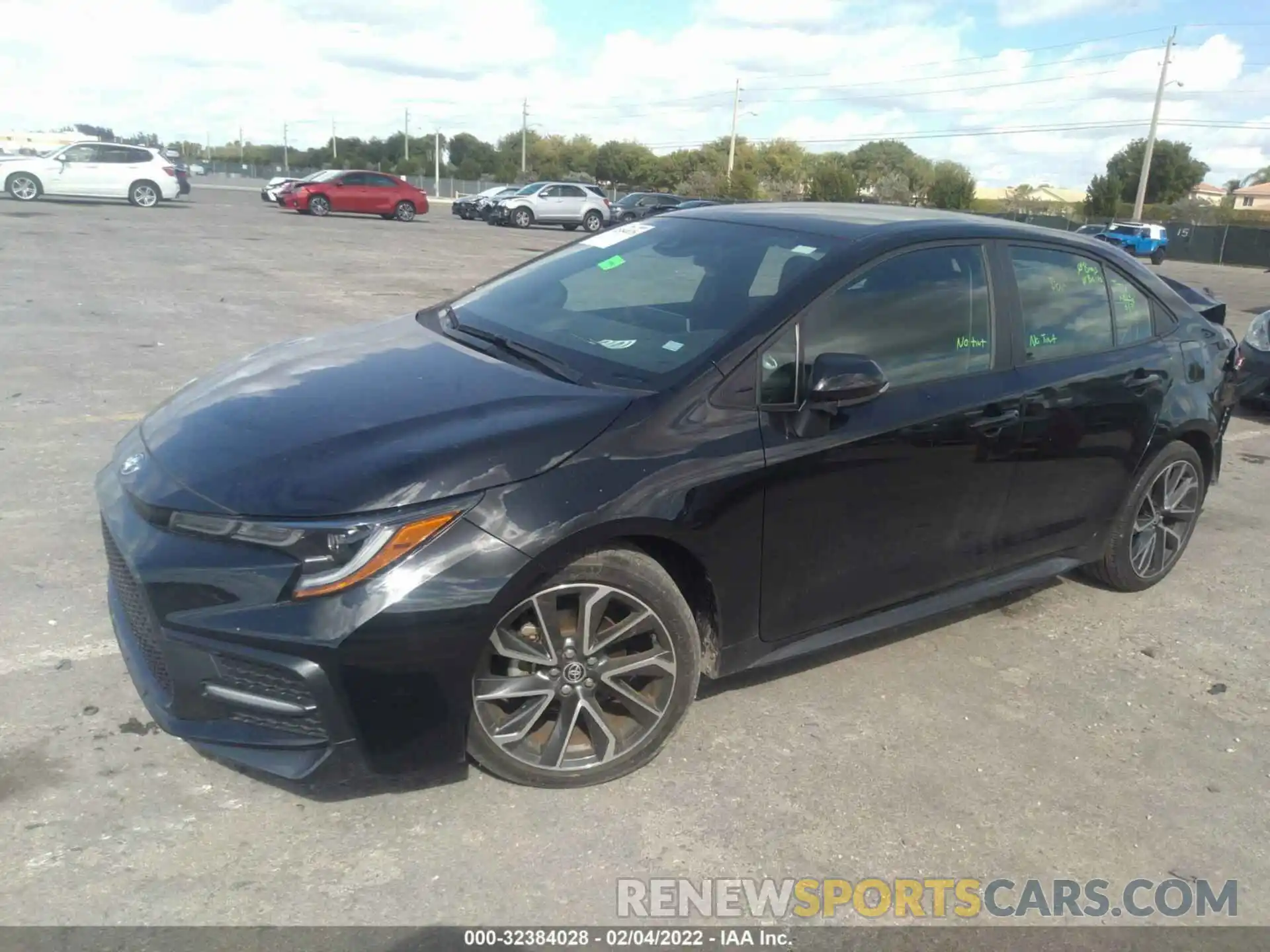 2 Photograph of a damaged car 5YFS4RCE0LP027489 TOYOTA COROLLA 2020