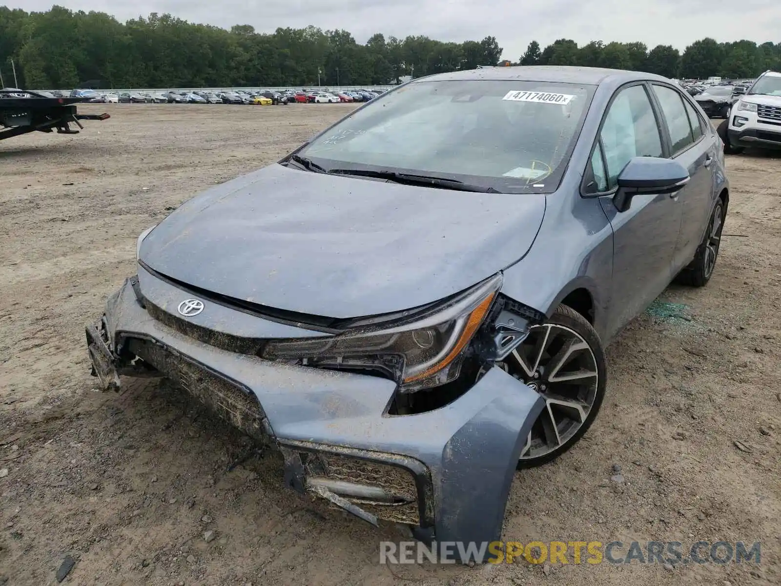 2 Photograph of a damaged car 5YFS4RCE0LP028402 TOYOTA COROLLA 2020