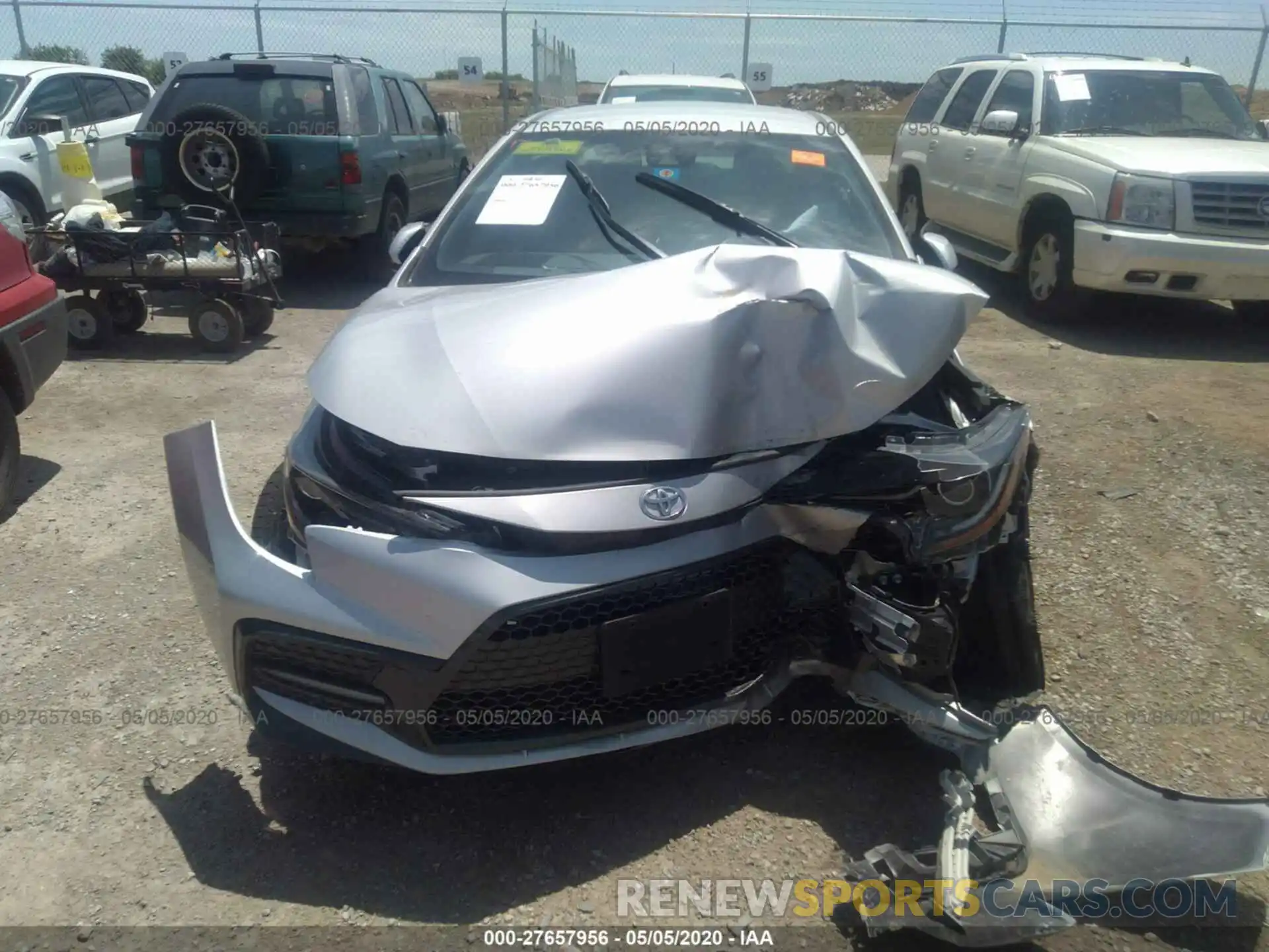 6 Photograph of a damaged car 5YFS4RCE0LP030683 TOYOTA COROLLA 2020