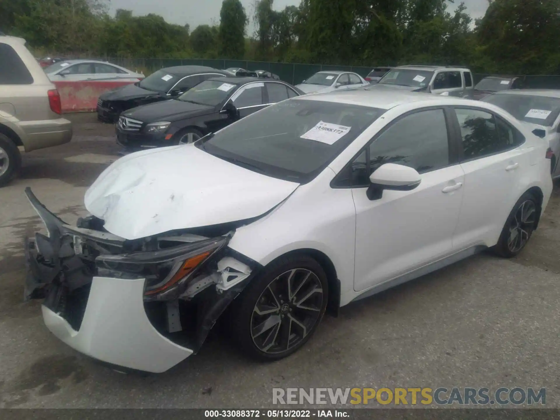 2 Photograph of a damaged car 5YFS4RCE0LP031980 TOYOTA COROLLA 2020