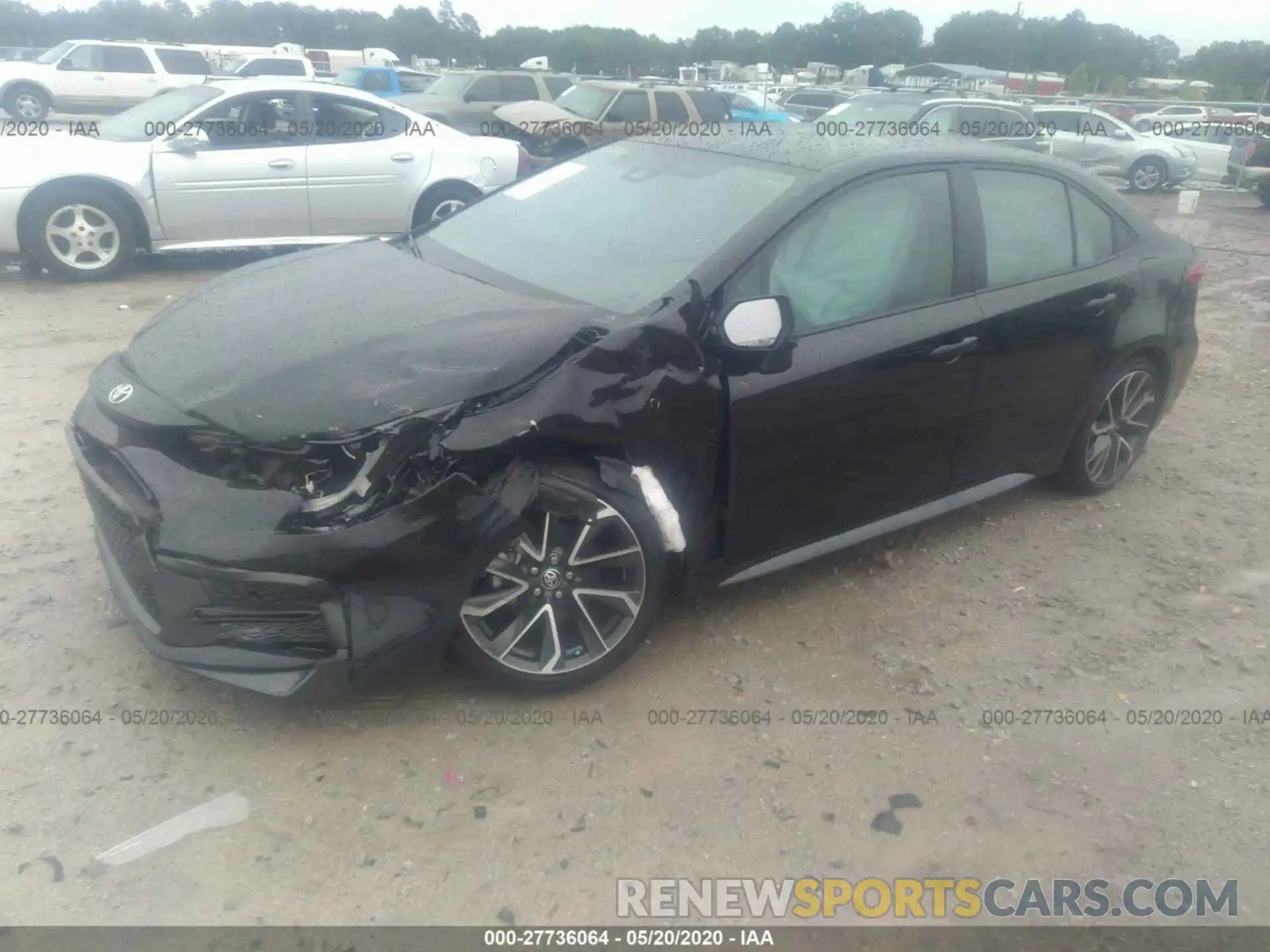 2 Photograph of a damaged car 5YFS4RCE0LP032014 TOYOTA COROLLA 2020