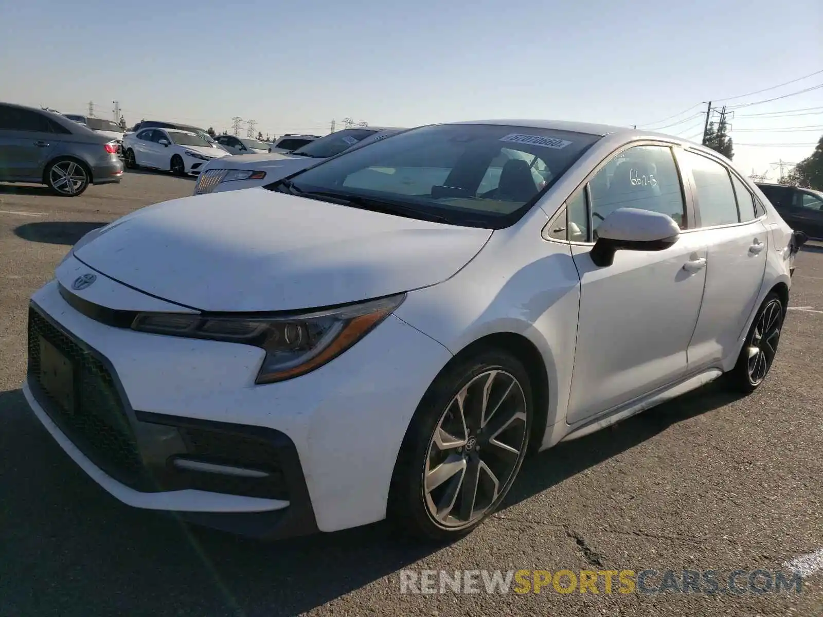 2 Photograph of a damaged car 5YFS4RCE0LP033874 TOYOTA COROLLA 2020