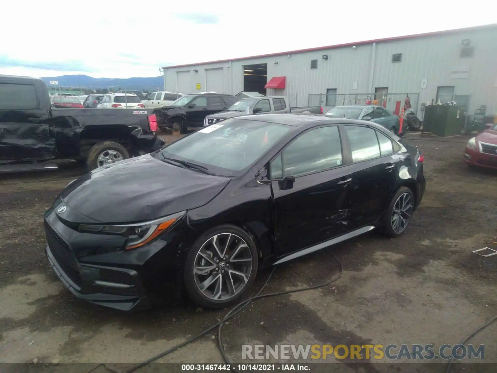 2 Photograph of a damaged car 5YFS4RCE0LP034927 TOYOTA COROLLA 2020