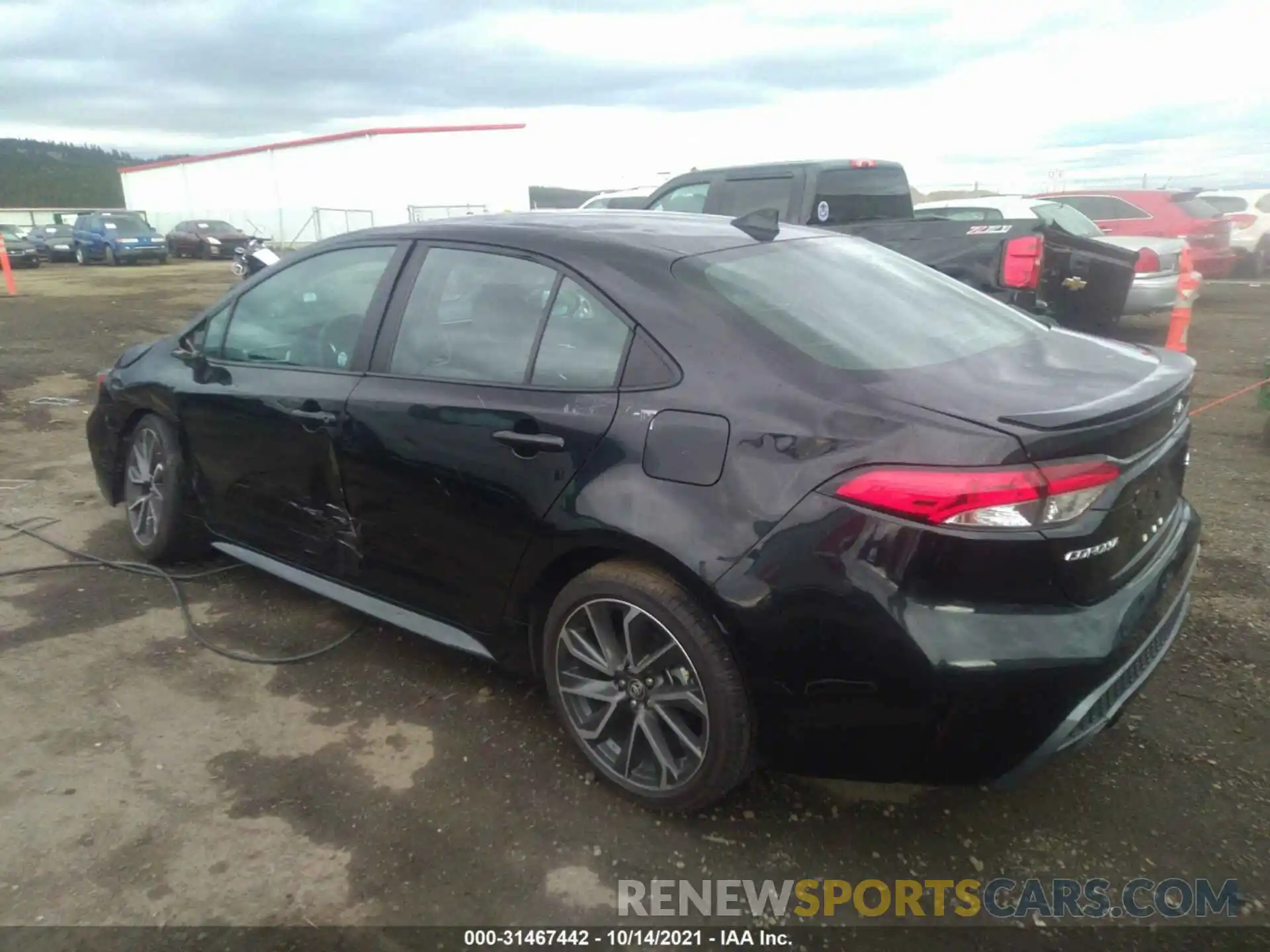 3 Photograph of a damaged car 5YFS4RCE0LP034927 TOYOTA COROLLA 2020