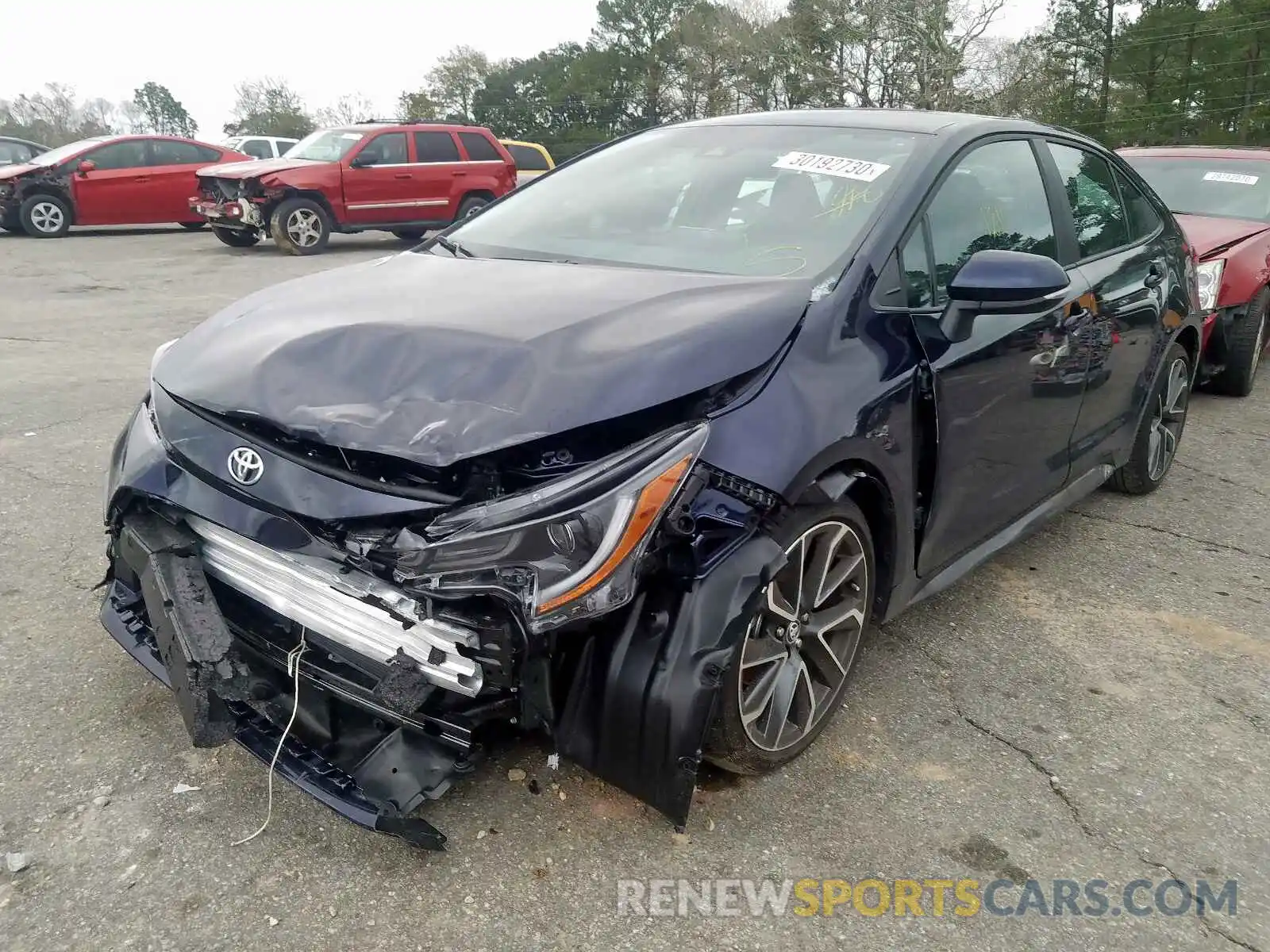 2 Photograph of a damaged car 5YFS4RCE0LP035477 TOYOTA COROLLA 2020