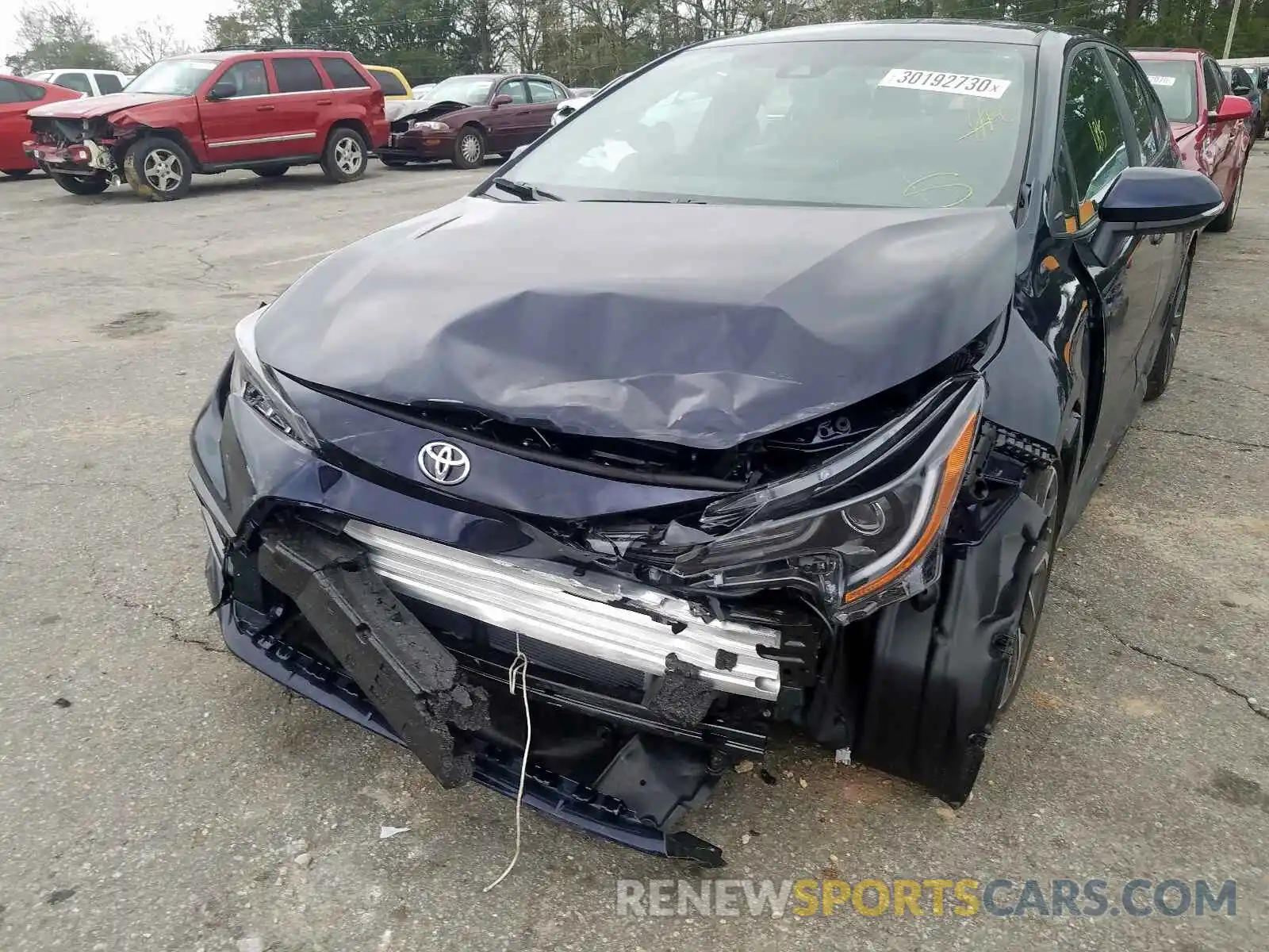 9 Photograph of a damaged car 5YFS4RCE0LP035477 TOYOTA COROLLA 2020